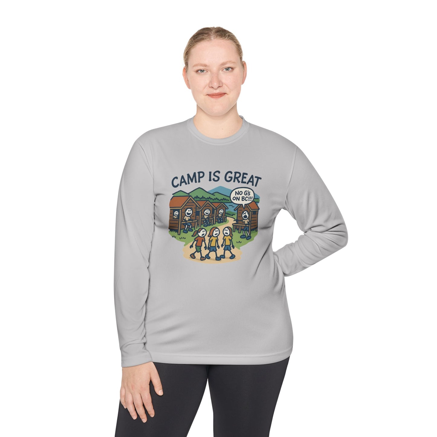 Unisex Lightweight Long Sleeve Tee No G's on BC