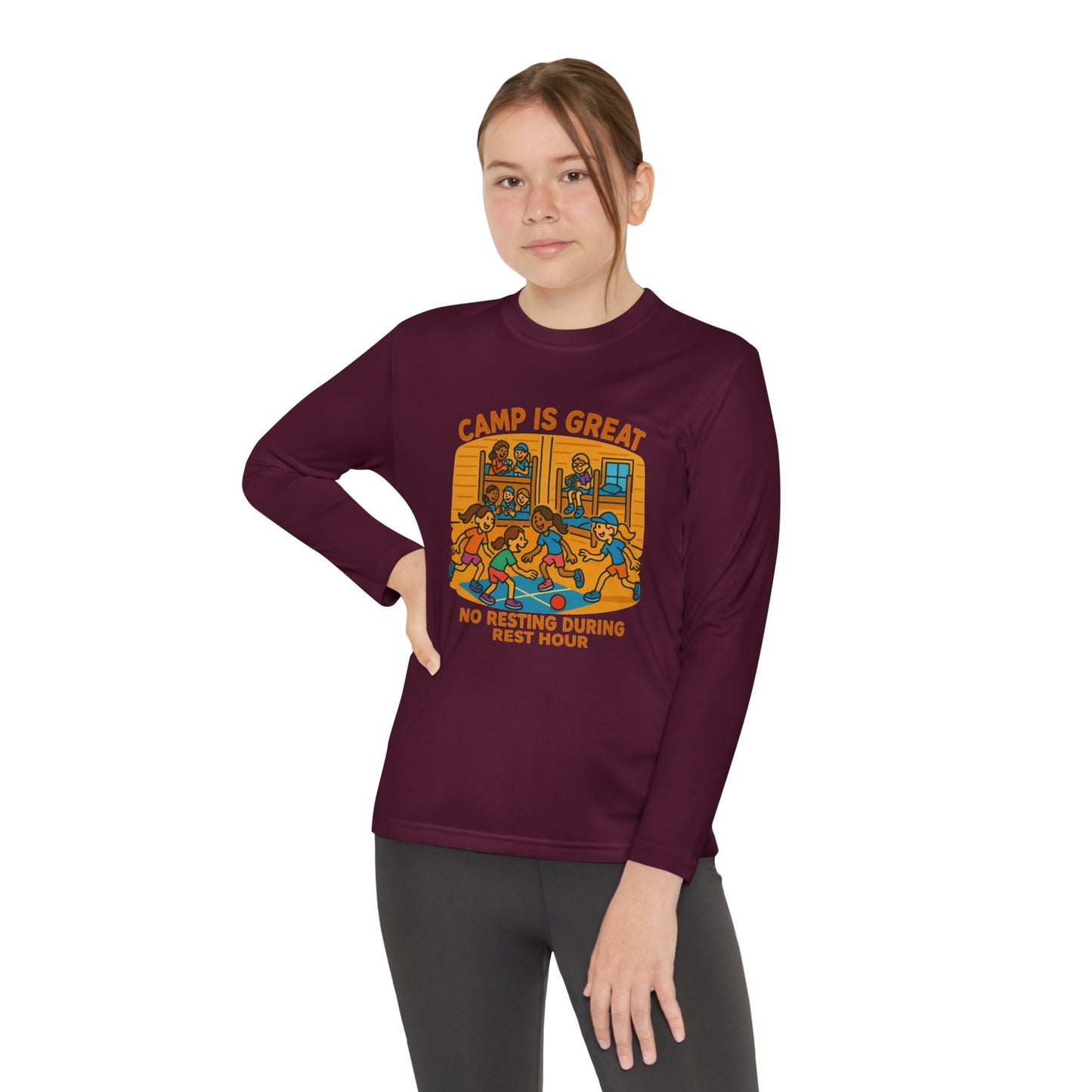 Youth Long Sleeve Competitor Tee Rest Hour