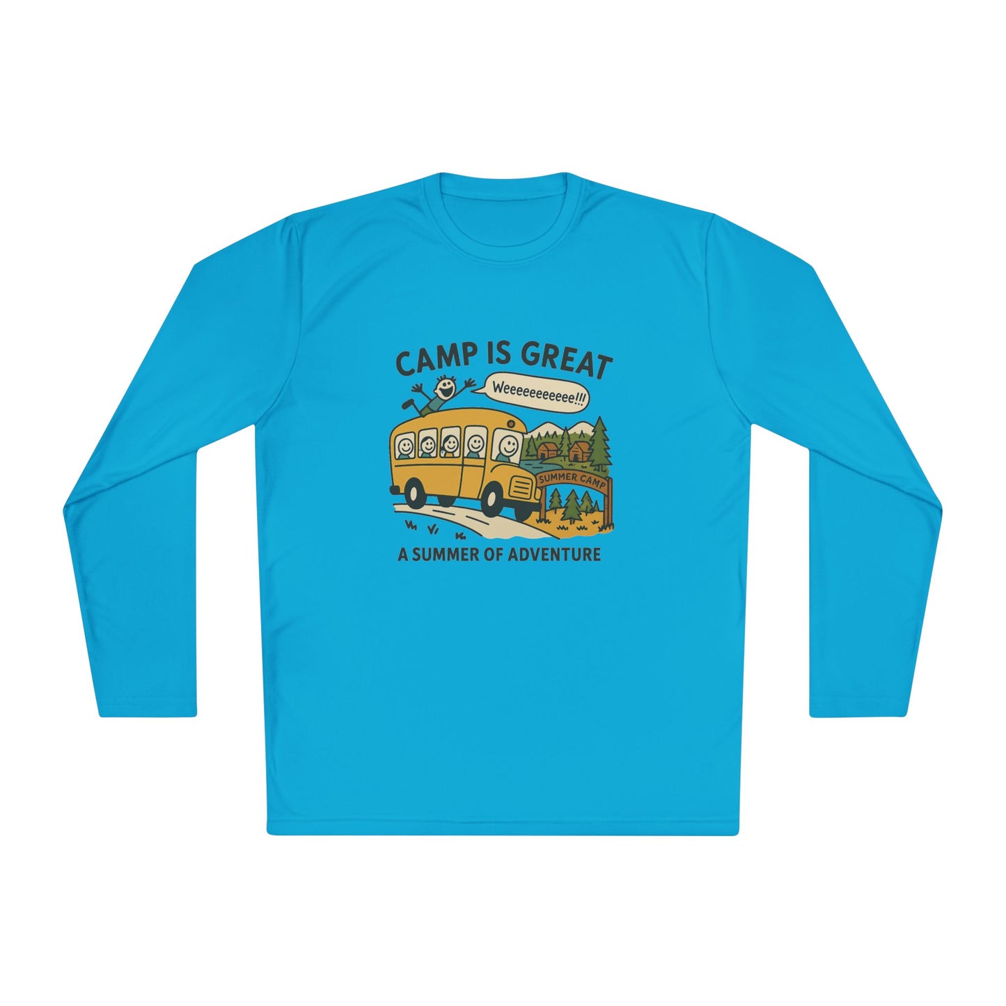 Unisex Lightweight Long Sleeve Tee Bus