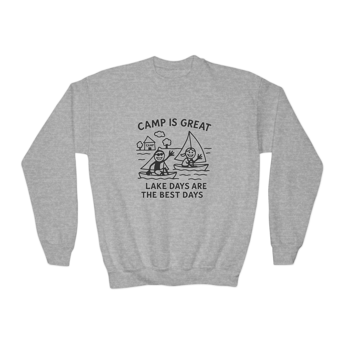 Youth Crewneck Sweatshirt Lake Days