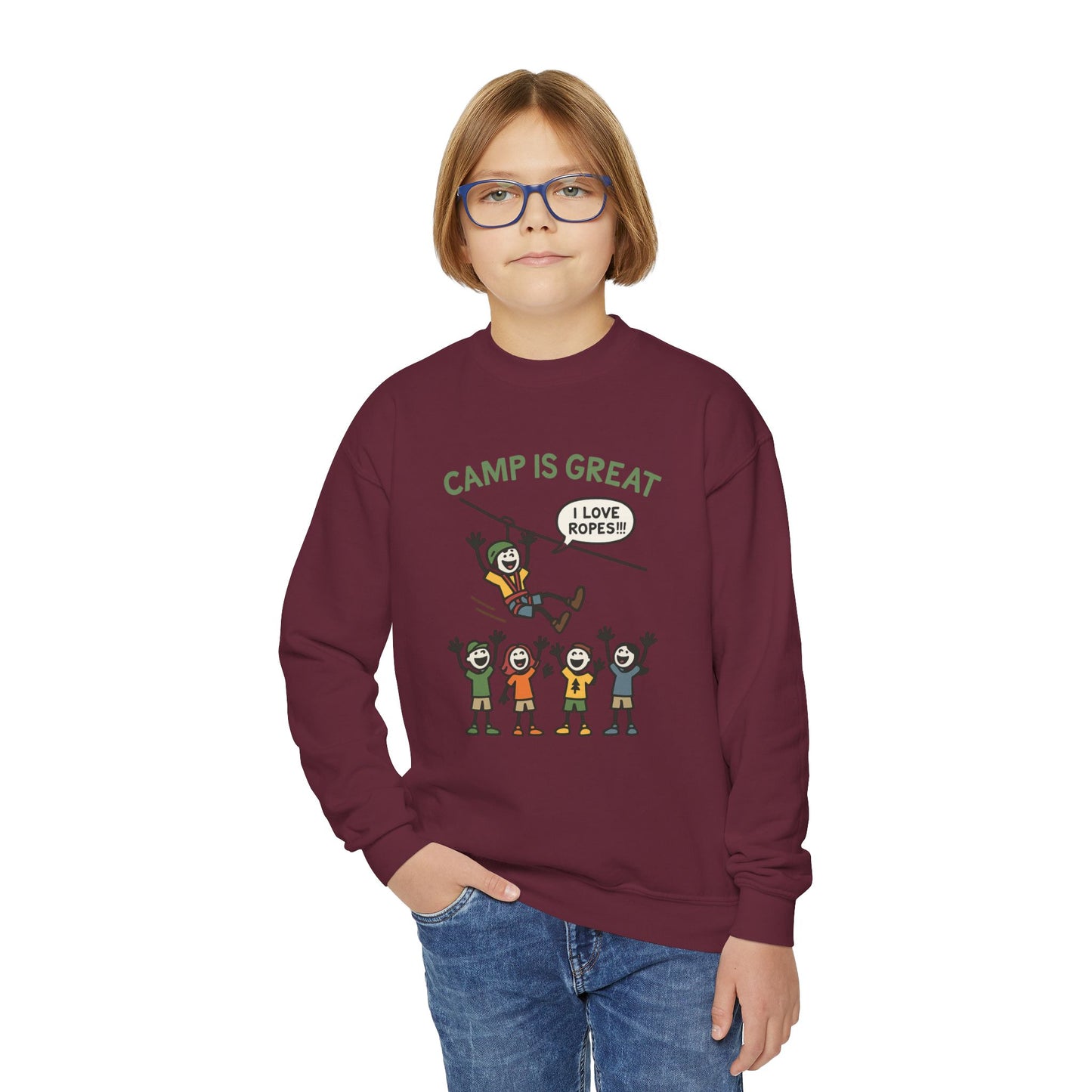 Youth Crewneck Sweatshirt Ropes