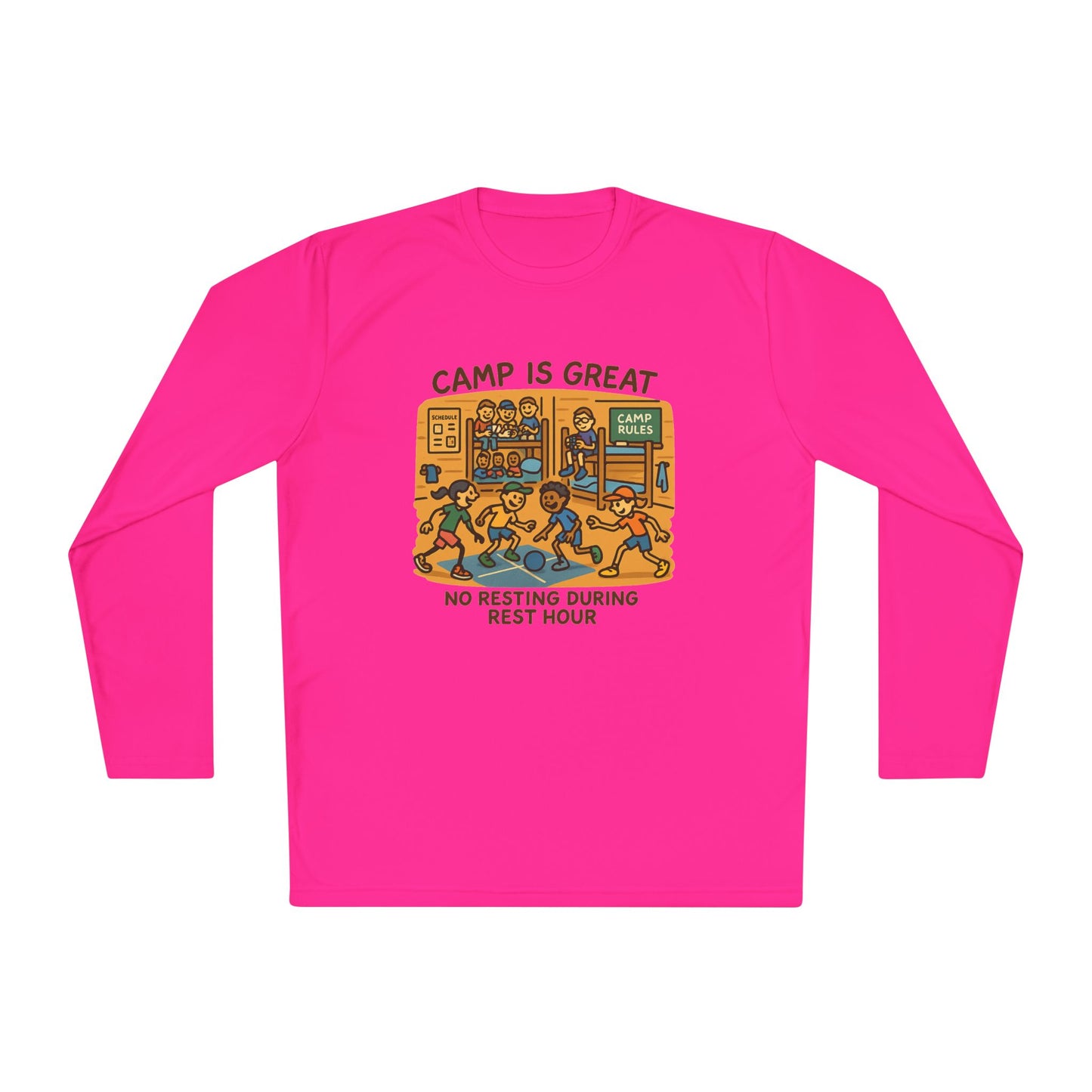 Unisex Lightweight Long Sleeve Tee Rest Hour