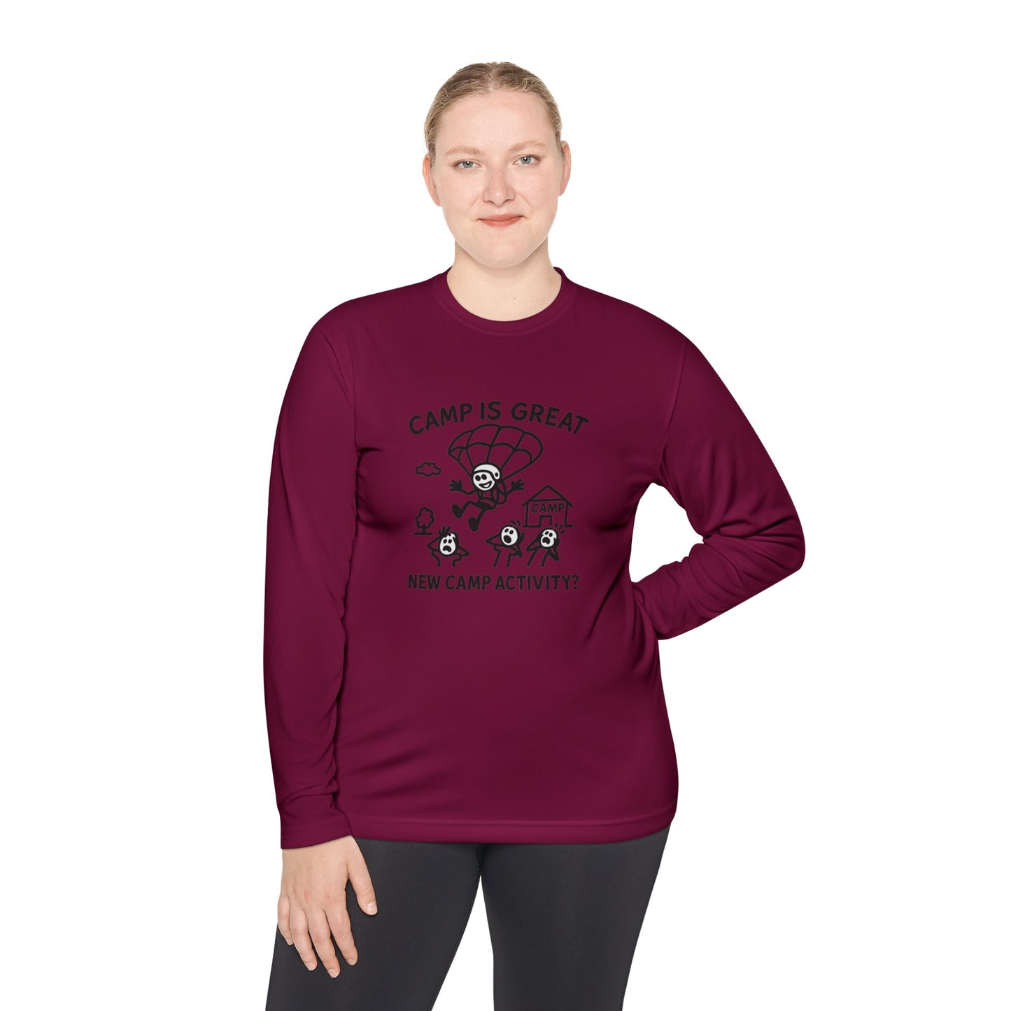 Unisex Lightweight Long Sleeve Tee Skydiving