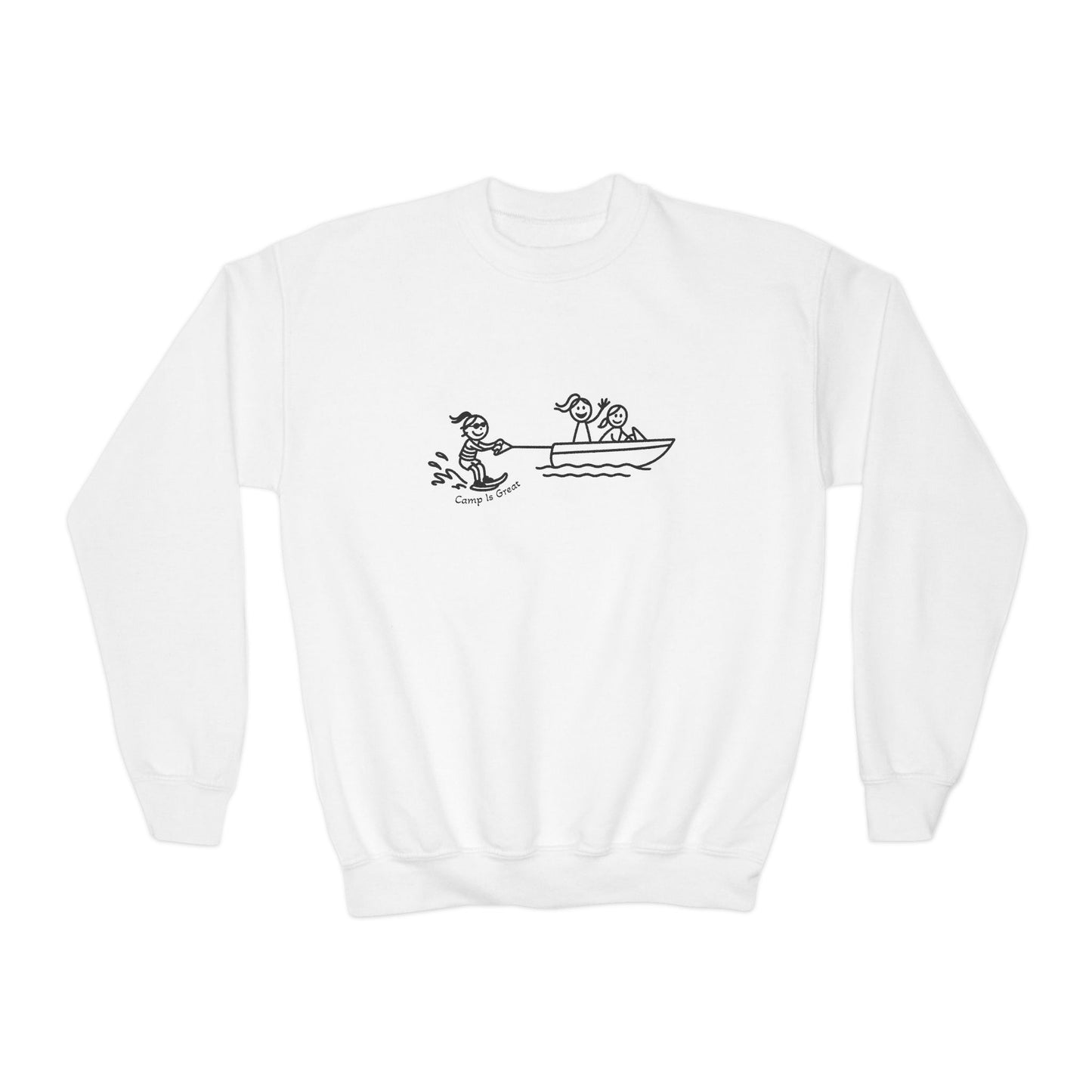 Youth Crewneck Sweatshirt Waterski