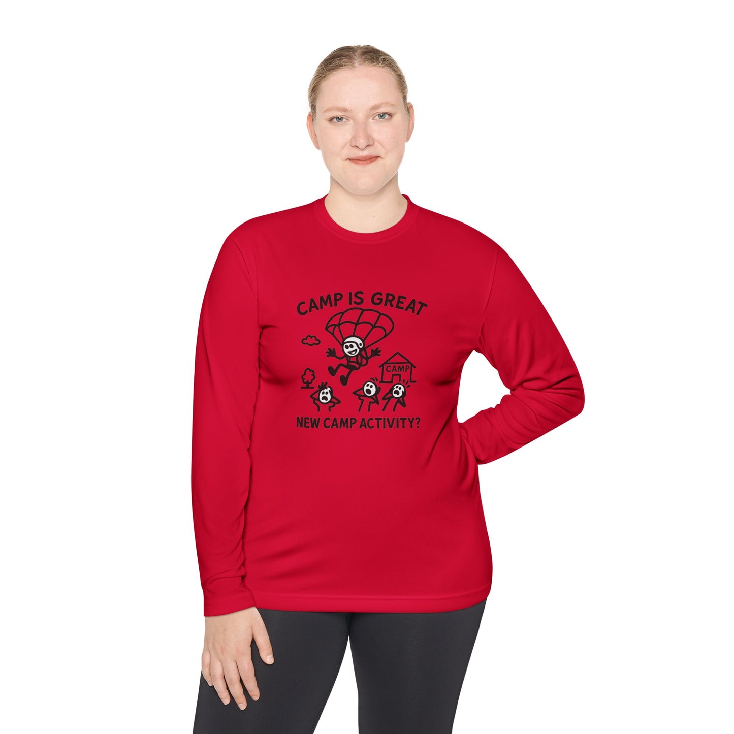 Unisex Lightweight Long Sleeve Tee Skydiving