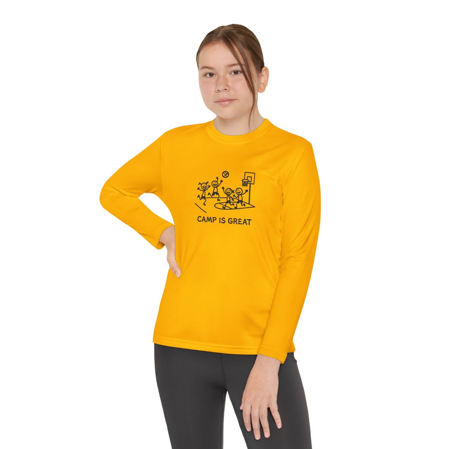 Youth Long Sleeve Competitor Tee Basketball