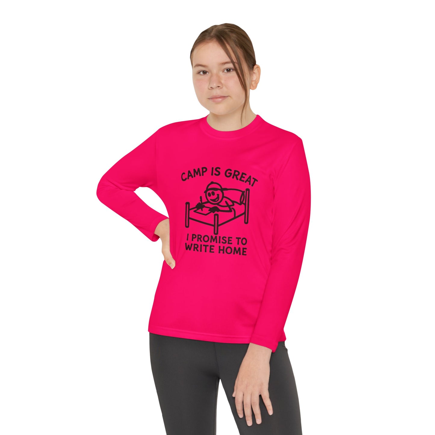 Youth Long Sleeve Competitor Tee Write Home