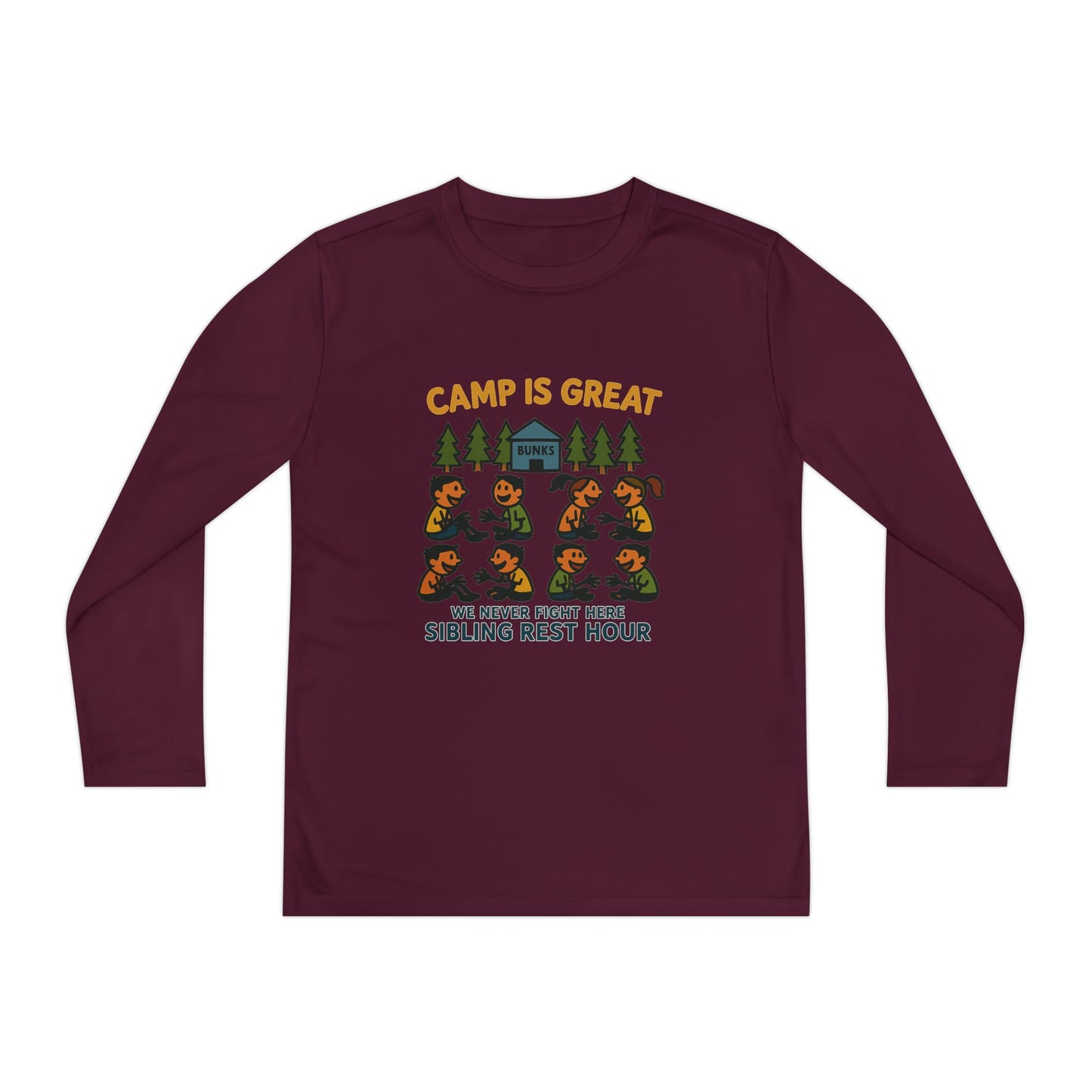 Youth Long Sleeve Competitor Tee Sibling Rest Hour
