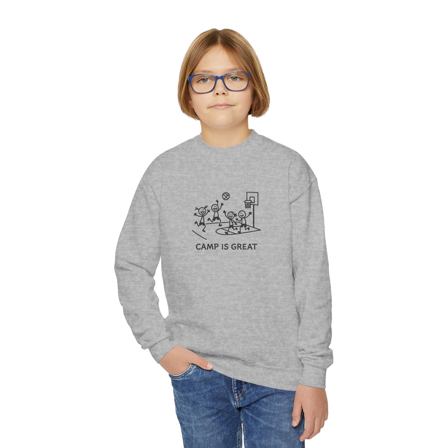 Youth Crewneck Sweatshirt Basketball