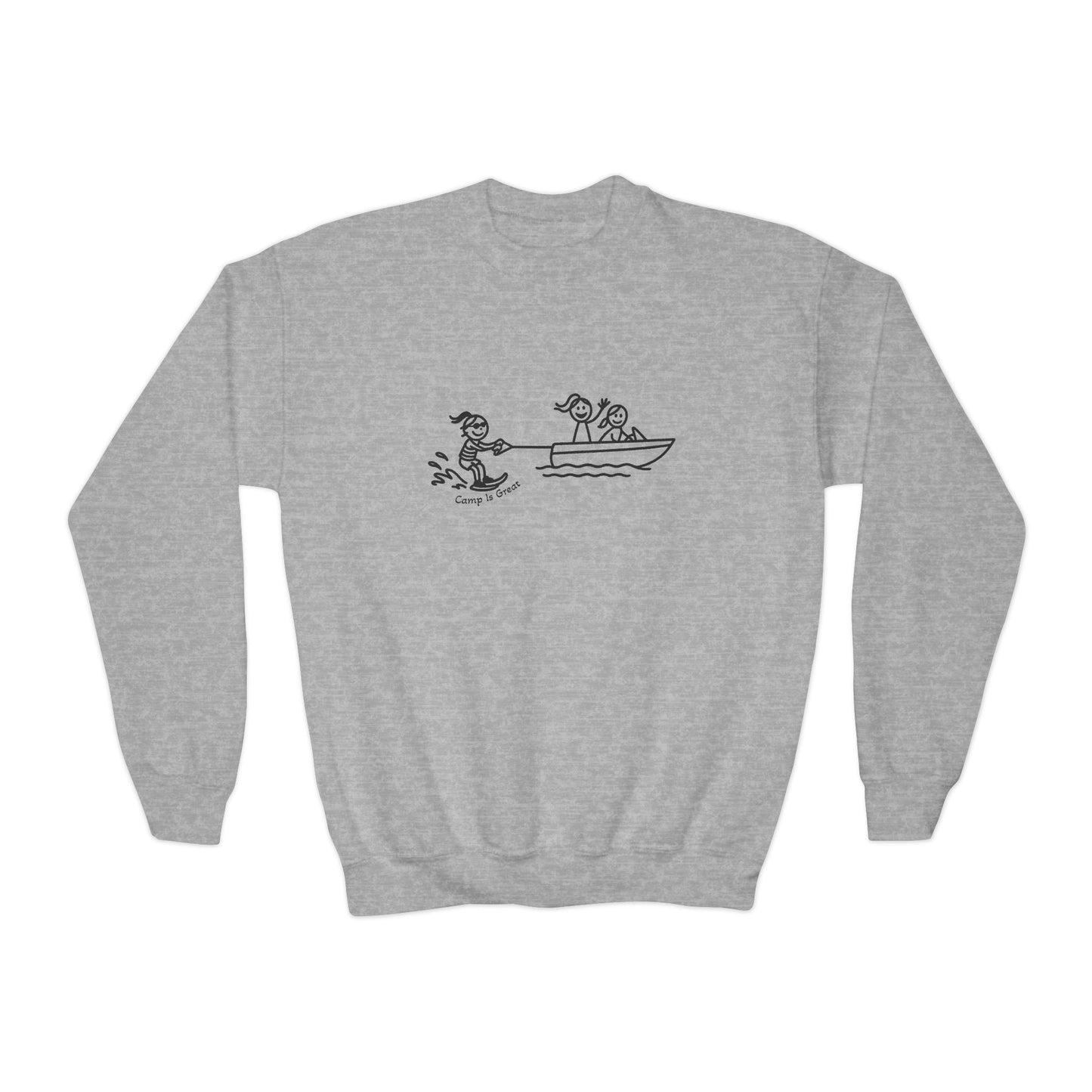 Youth Crewneck Sweatshirt Waterski