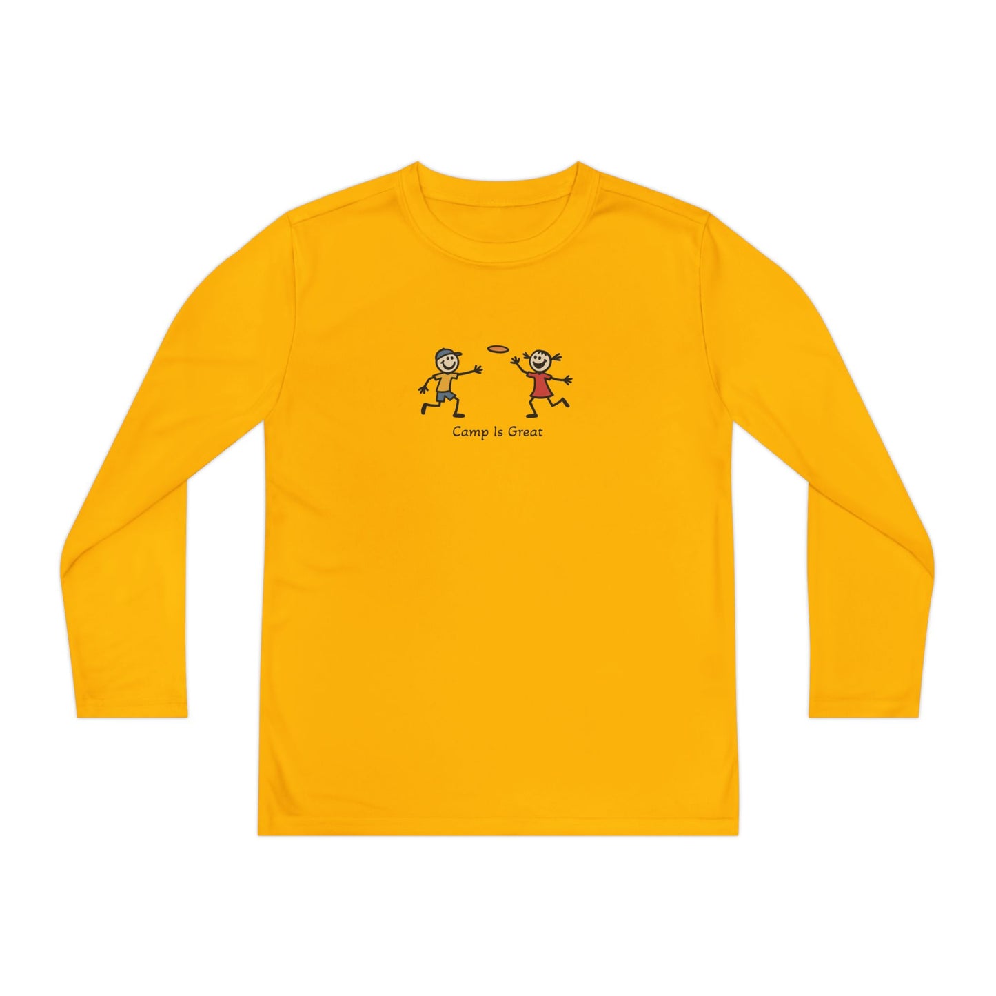 Youth Long Sleeve Competitor Tee Frisbee