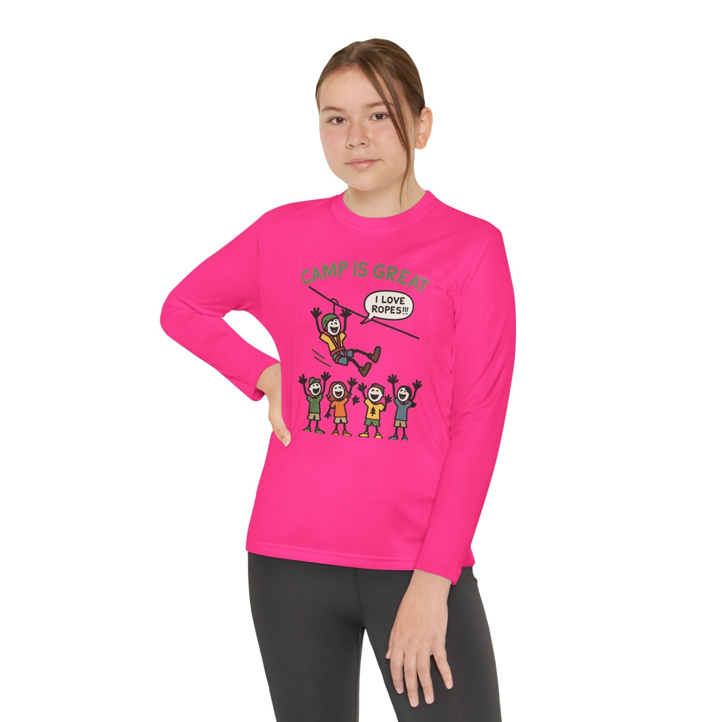 Youth Long Sleeve Competitor Tee Ropes