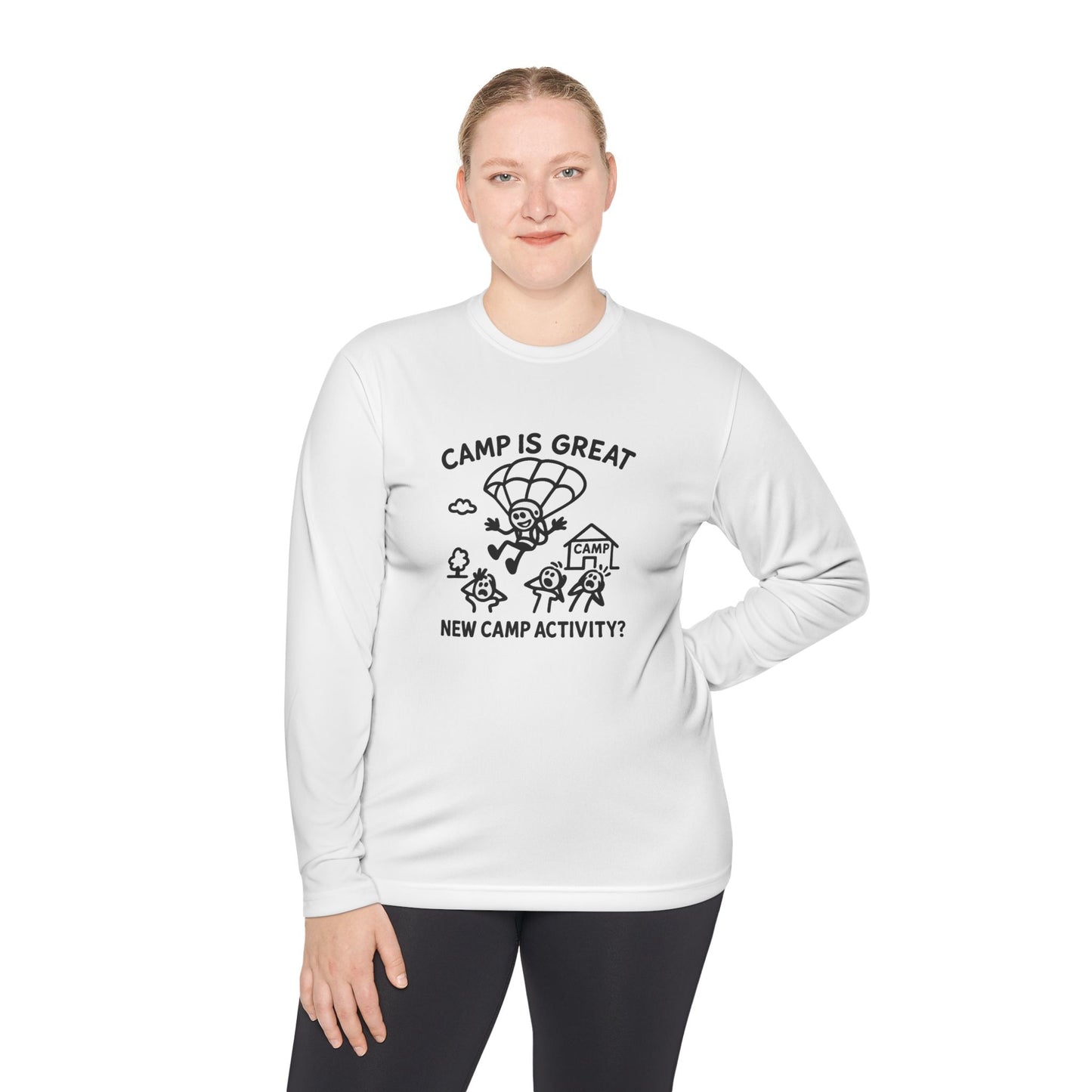 Unisex Lightweight Long Sleeve Tee Skydiving