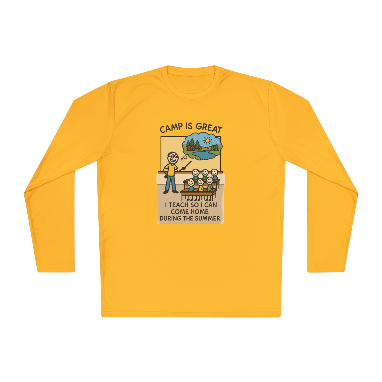 Unisex Lightweight Long Sleeve Tee Teacher