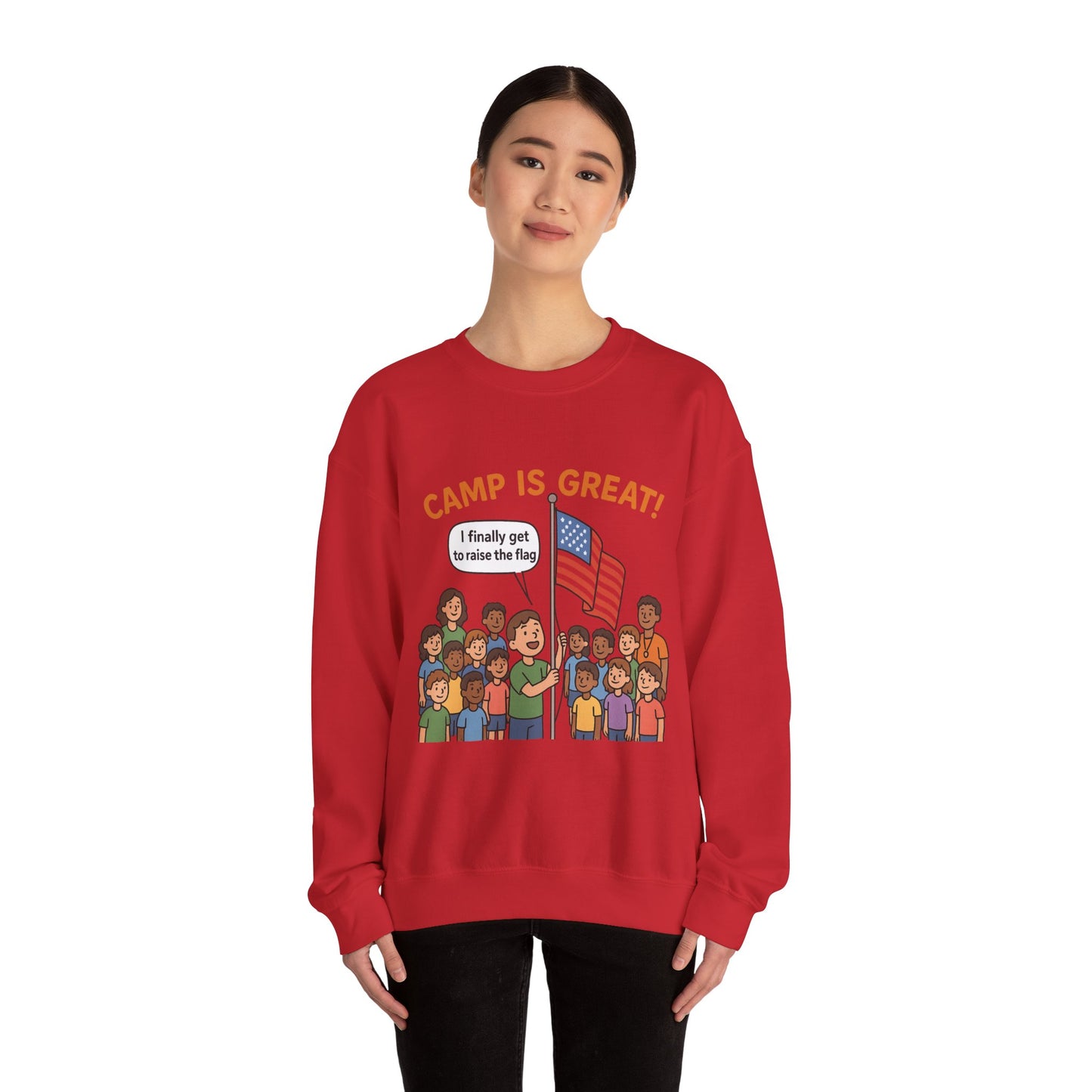 Unisex Heavy Blend™ Crewneck Sweatshirt Flag