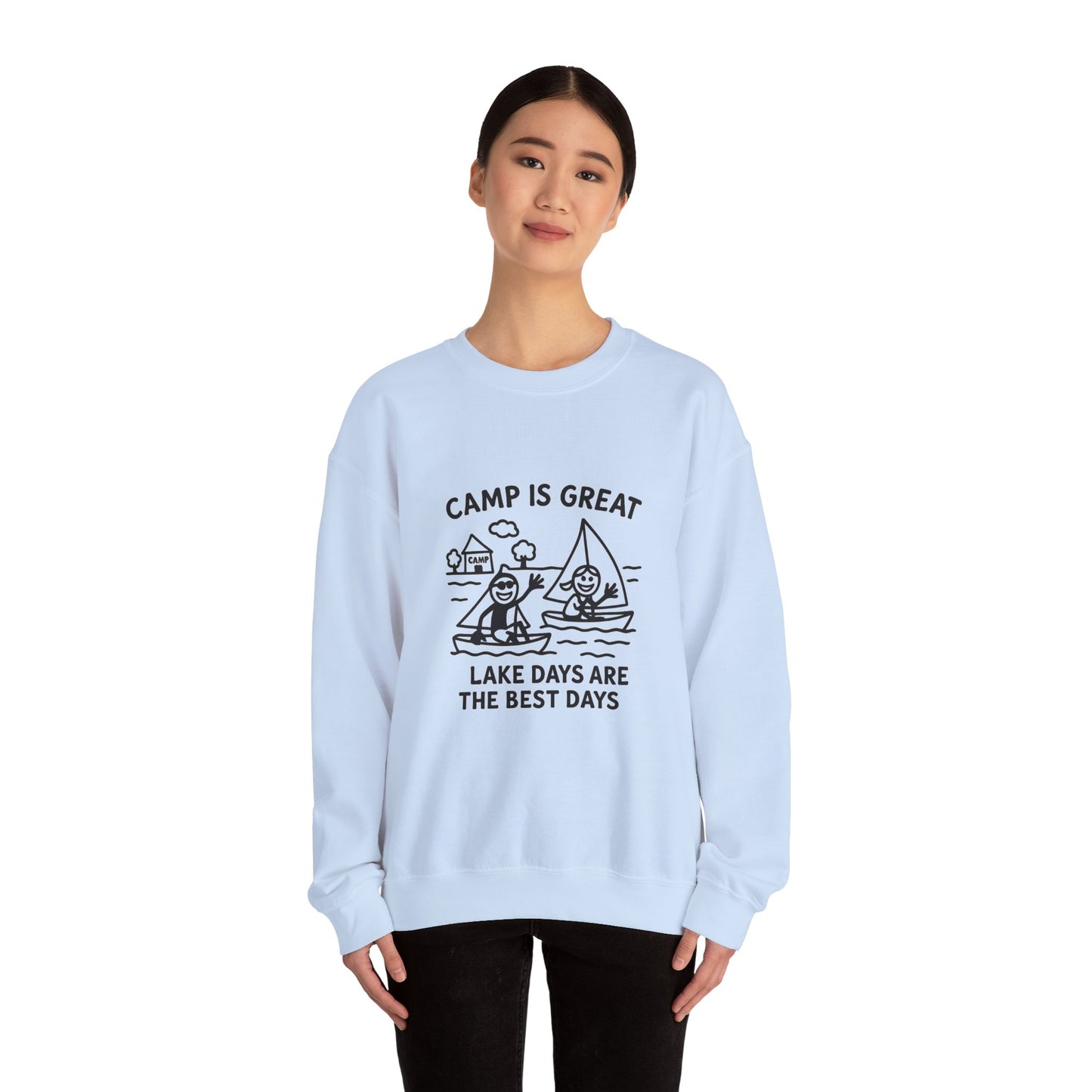 Unisex Heavy Blend™ Crewneck Sweatshirt Lake Days