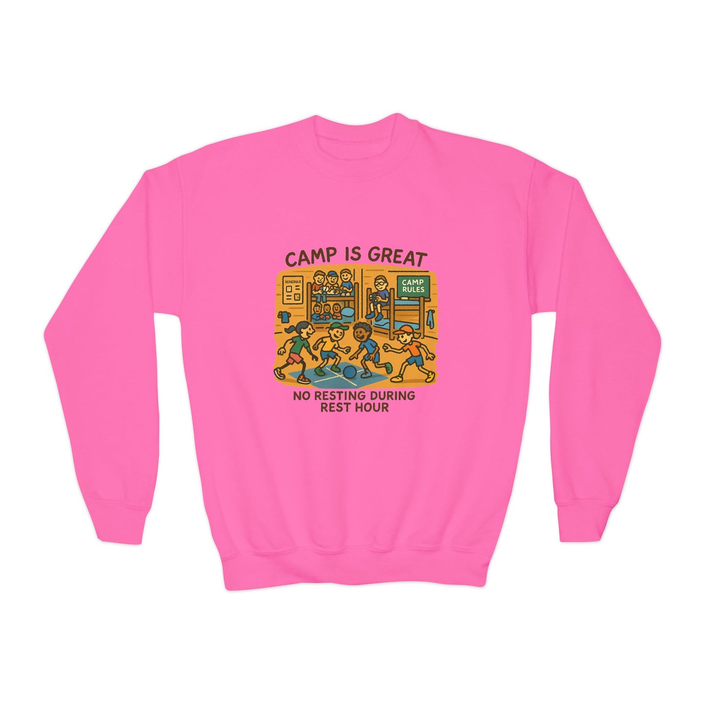 Youth Crewneck Sweatshirt Rest Hour