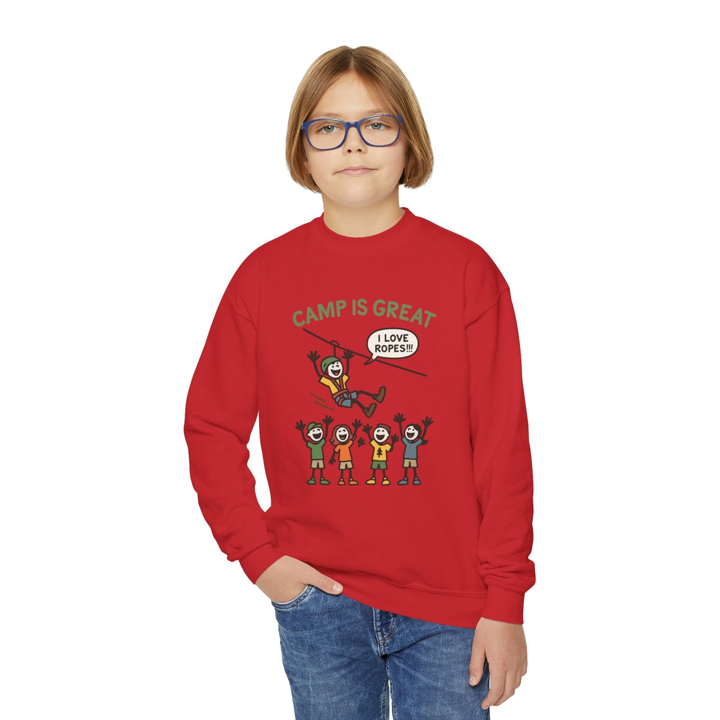 Youth Crewneck Sweatshirt Ropes