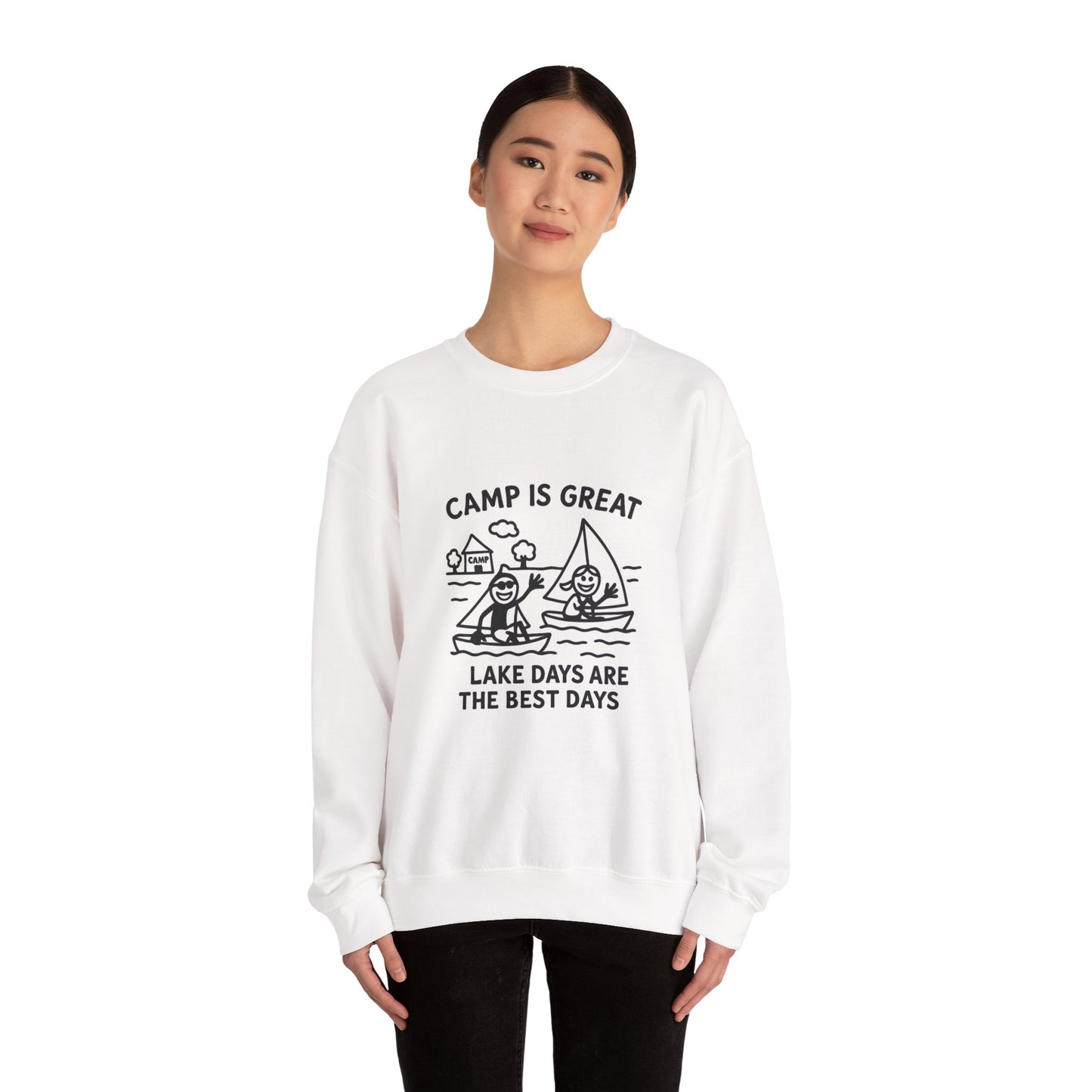 Unisex Heavy Blend™ Crewneck Sweatshirt Lake Days