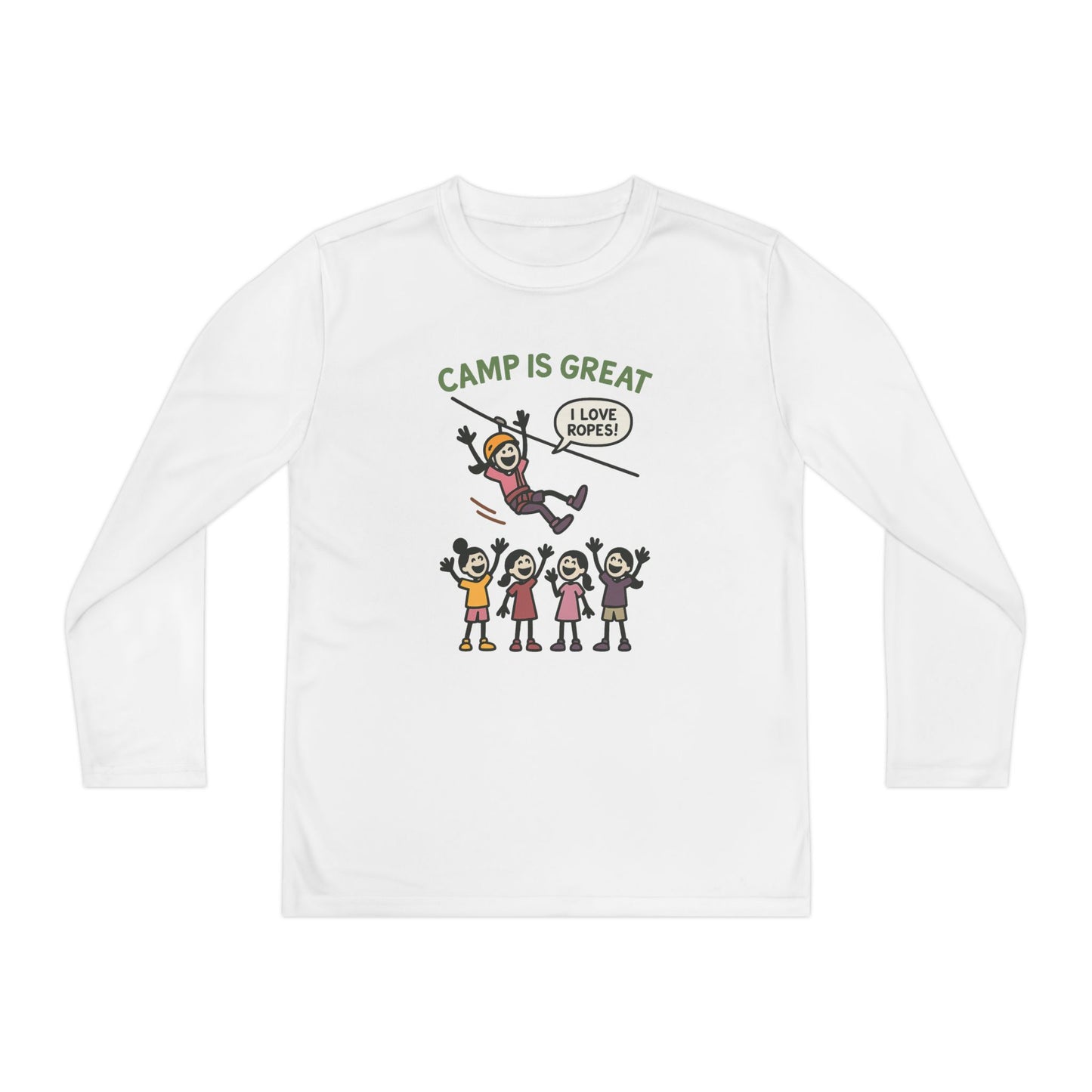 Youth Long Sleeve Competitor Tee Ropes