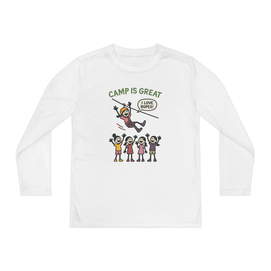 Youth Long Sleeve Competitor Tee Ropes