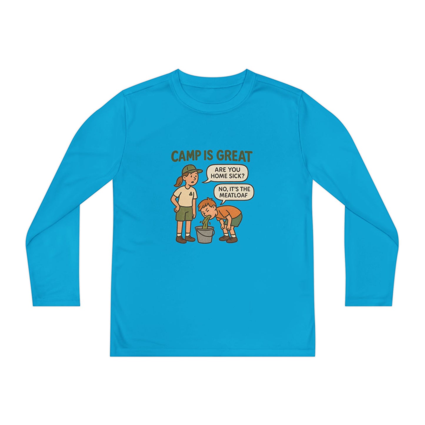Youth Long Sleeve Competitor Tee Meatloaf
