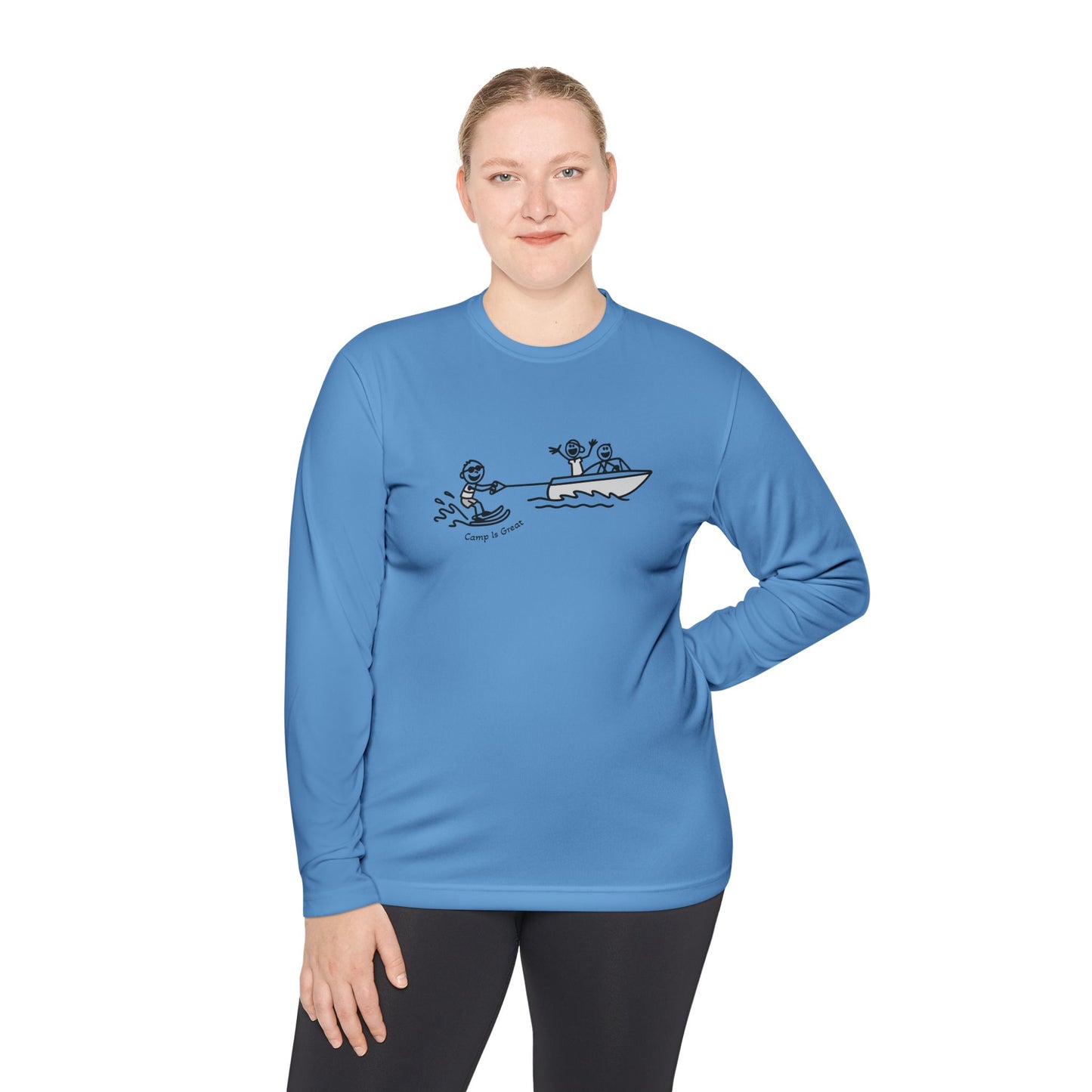 Unisex Lightweight Long Sleeve Tee Waterski