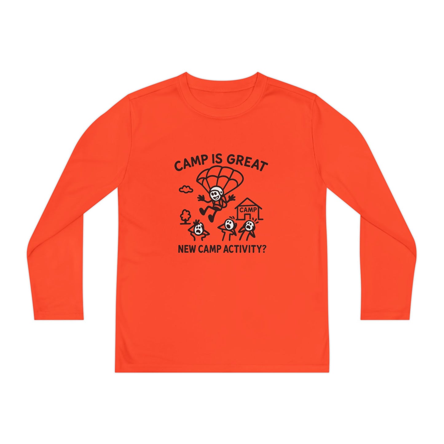 Youth Long Sleeve Competitor Tee Skydiving