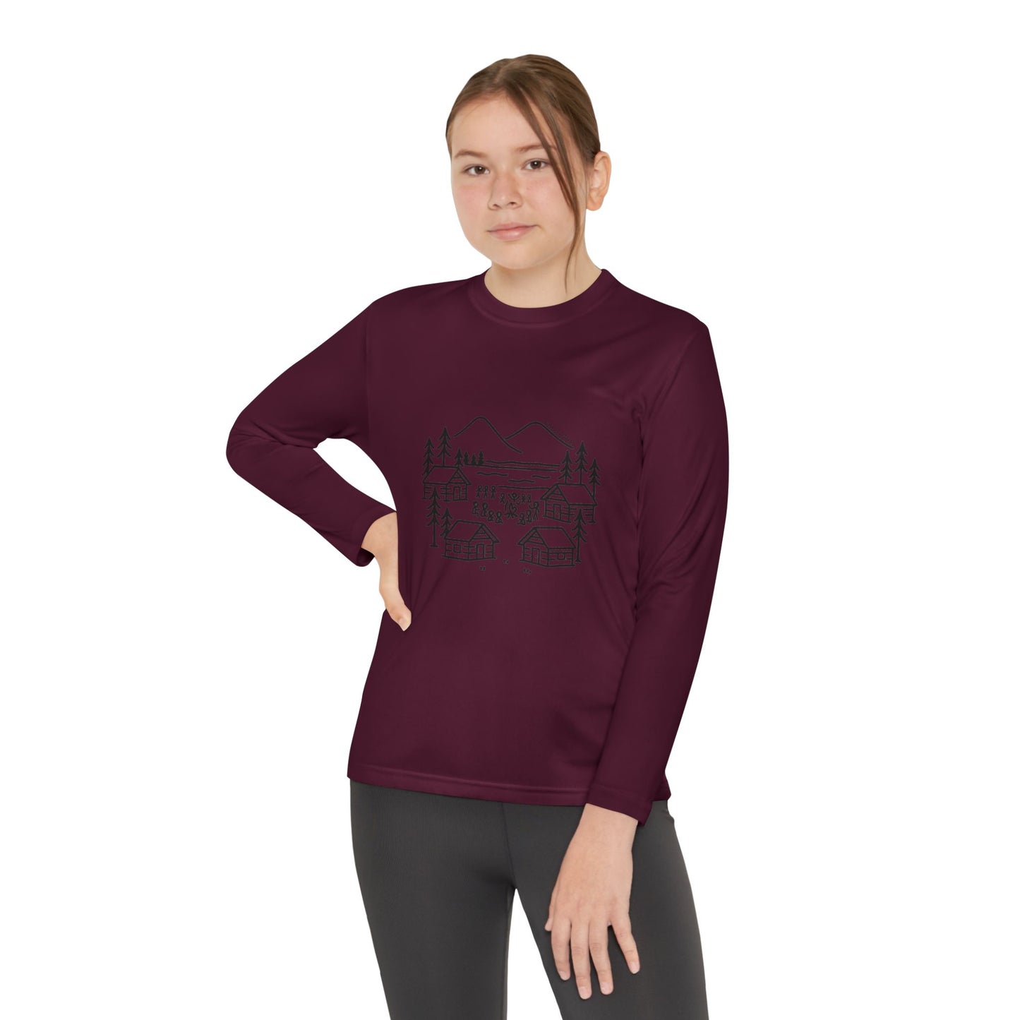 Youth Long Sleeve Competitor Tee Landscape
