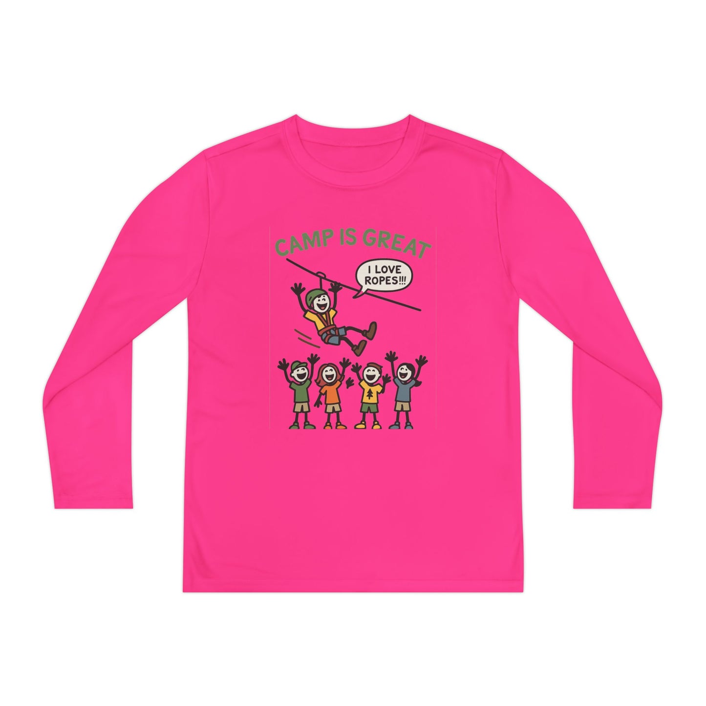 Youth Long Sleeve Competitor Tee Ropes