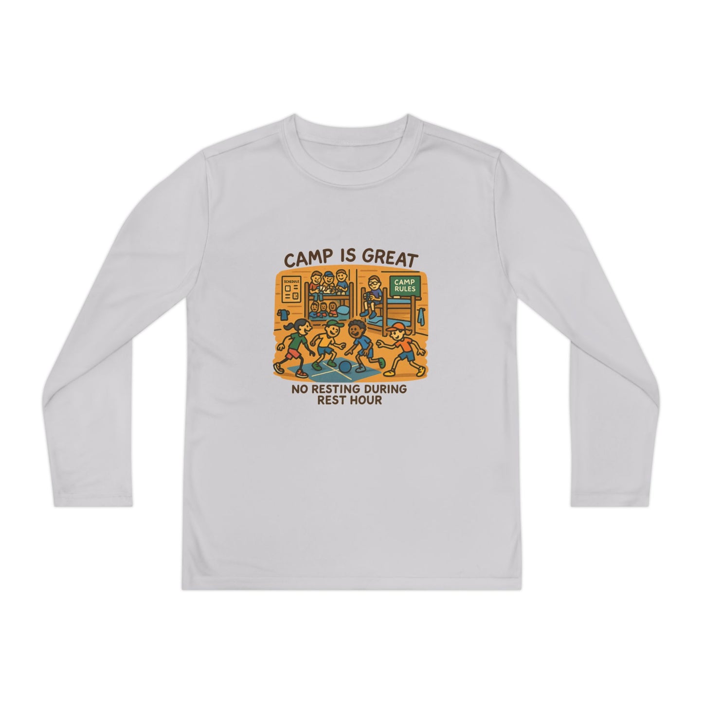 Youth Long Sleeve Competitor Tee Rest Hour