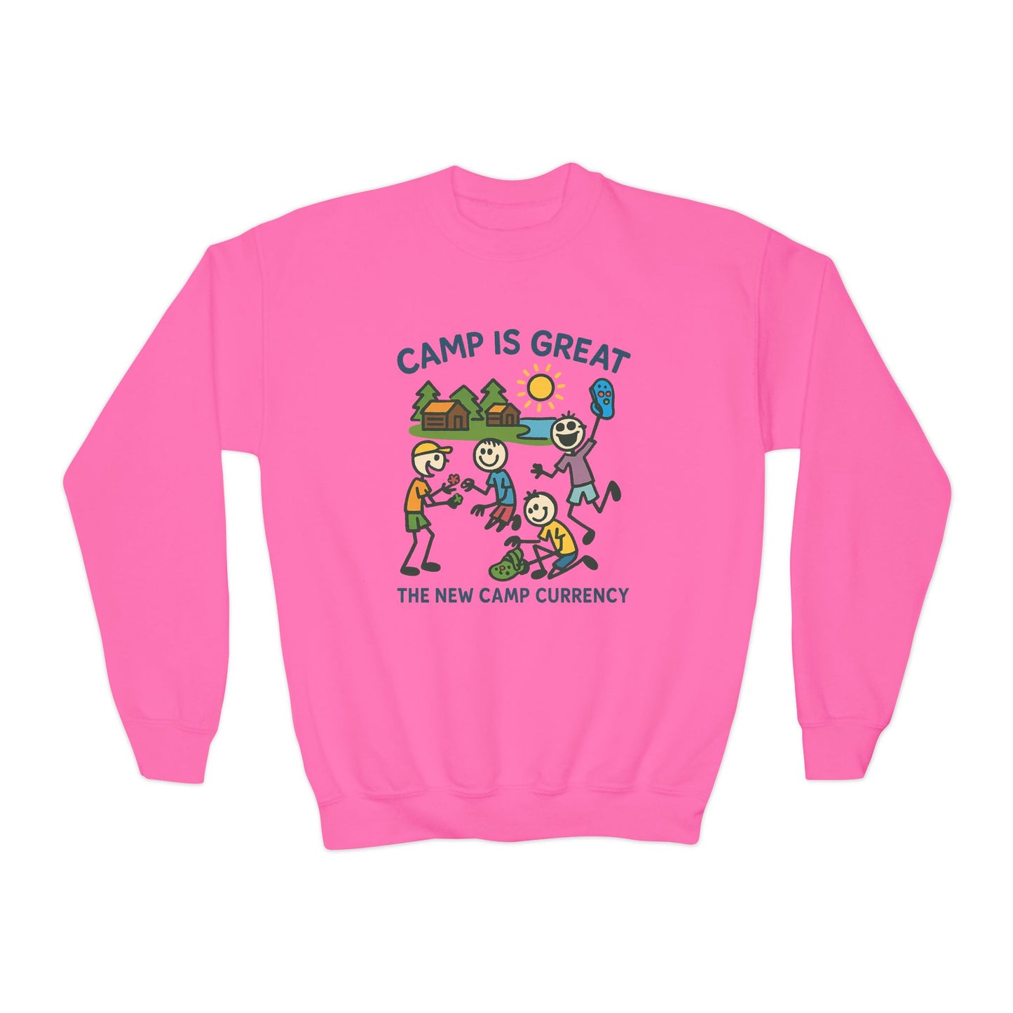 Youth Crewneck Sweatshirt Shoe Charms