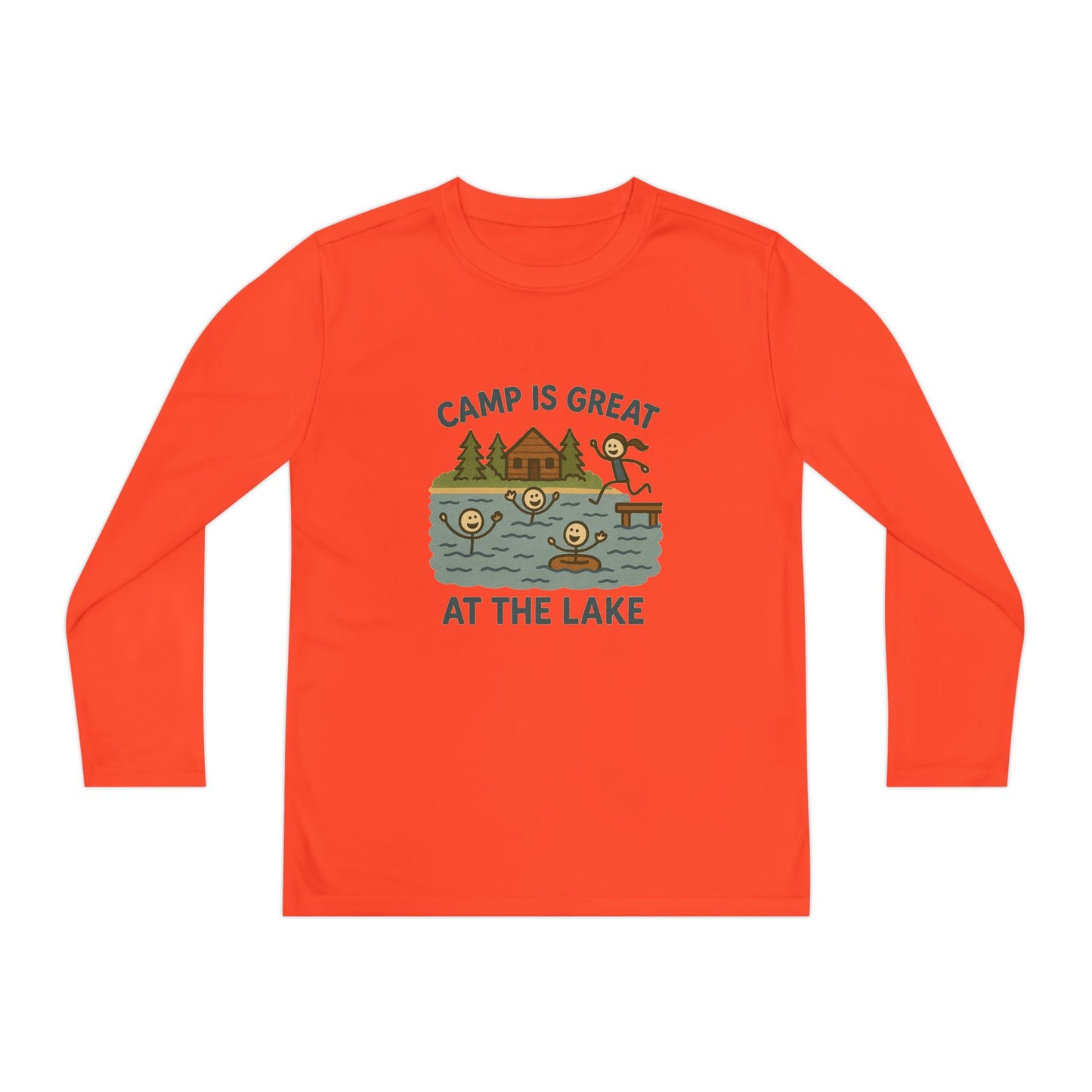 Youth Long Sleeve Competitor Tee Lake