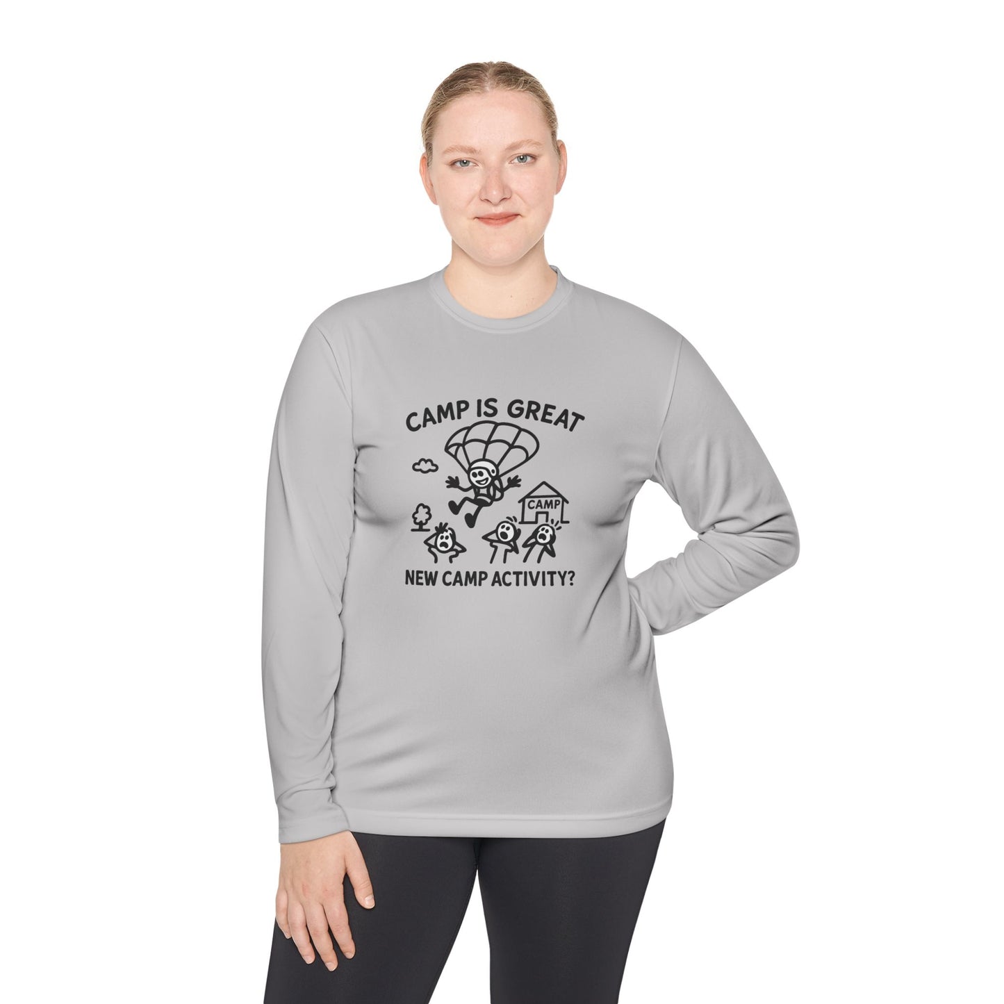 Unisex Lightweight Long Sleeve Tee Skydiving