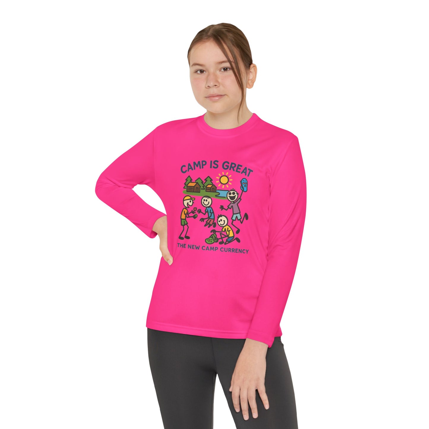 Youth Long Sleeve Competitor Tee Shoe Charms