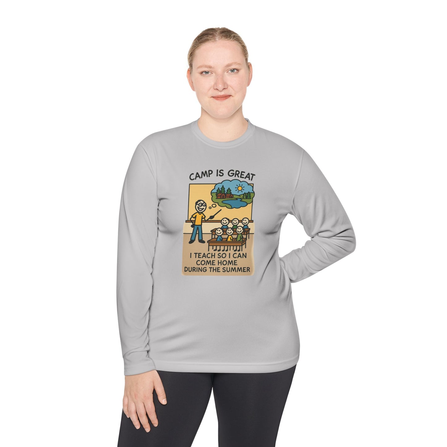 Unisex Lightweight Long Sleeve Tee Teacher