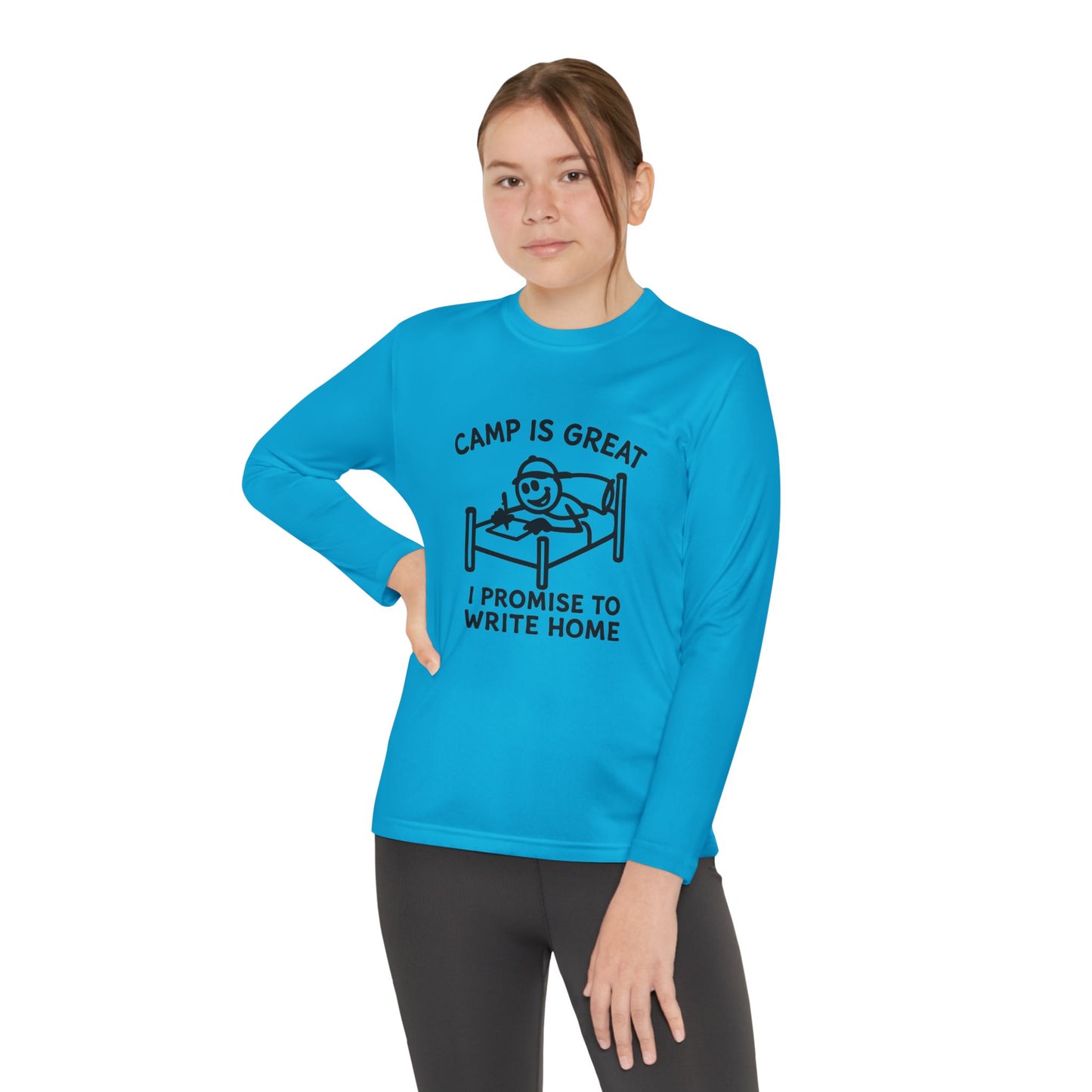 Youth Long Sleeve Competitor Tee Write Home