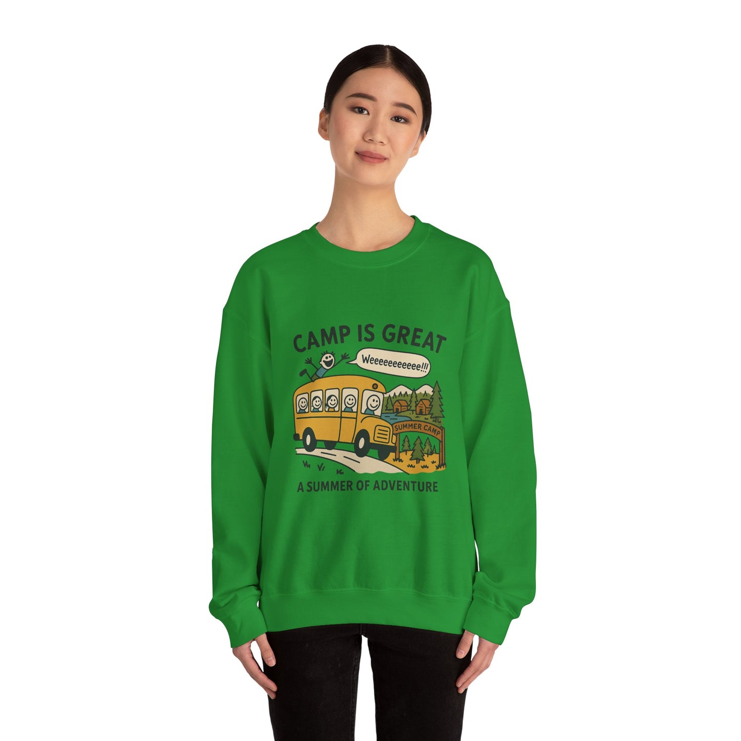 Unisex Heavy Blend™ Crewneck Sweatshirt Bus