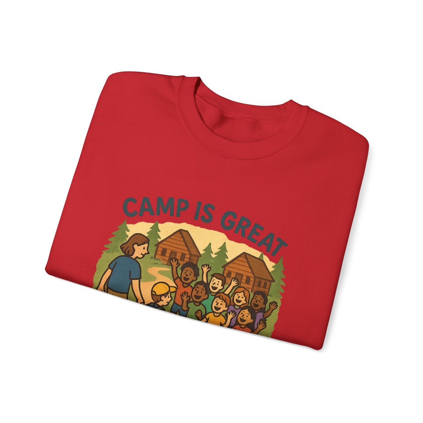 Unisex Heavy Blend™ Crewneck Sweatshirt First Time Camper
