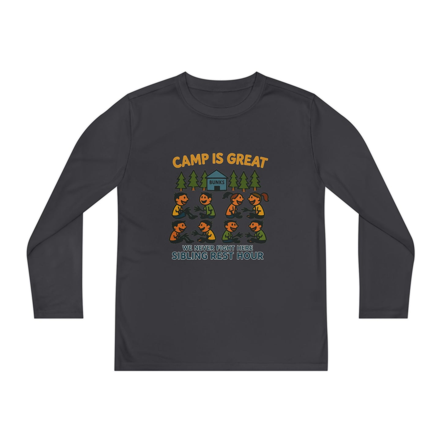 Youth Long Sleeve Competitor Tee Sibling Rest Hour