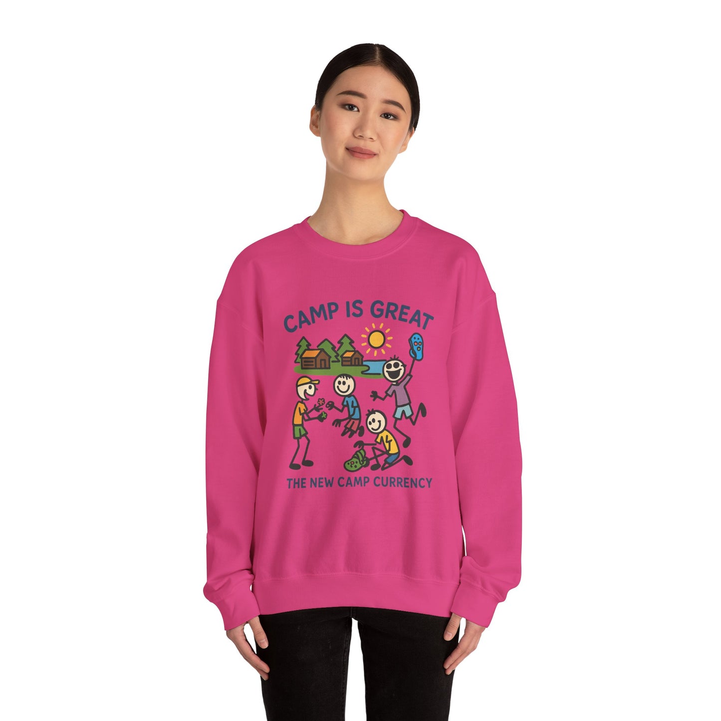 Unisex Heavy Blend™ Crewneck Sweatshirt Shoe Charms