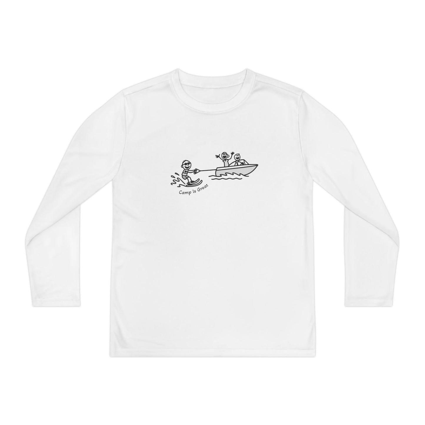 Youth Long Sleeve Competitor Tee Waterski