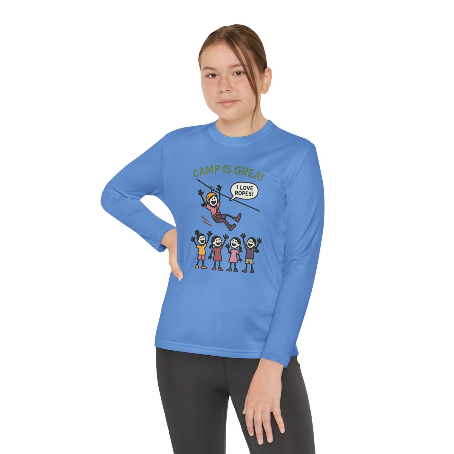 Youth Long Sleeve Competitor Tee Ropes