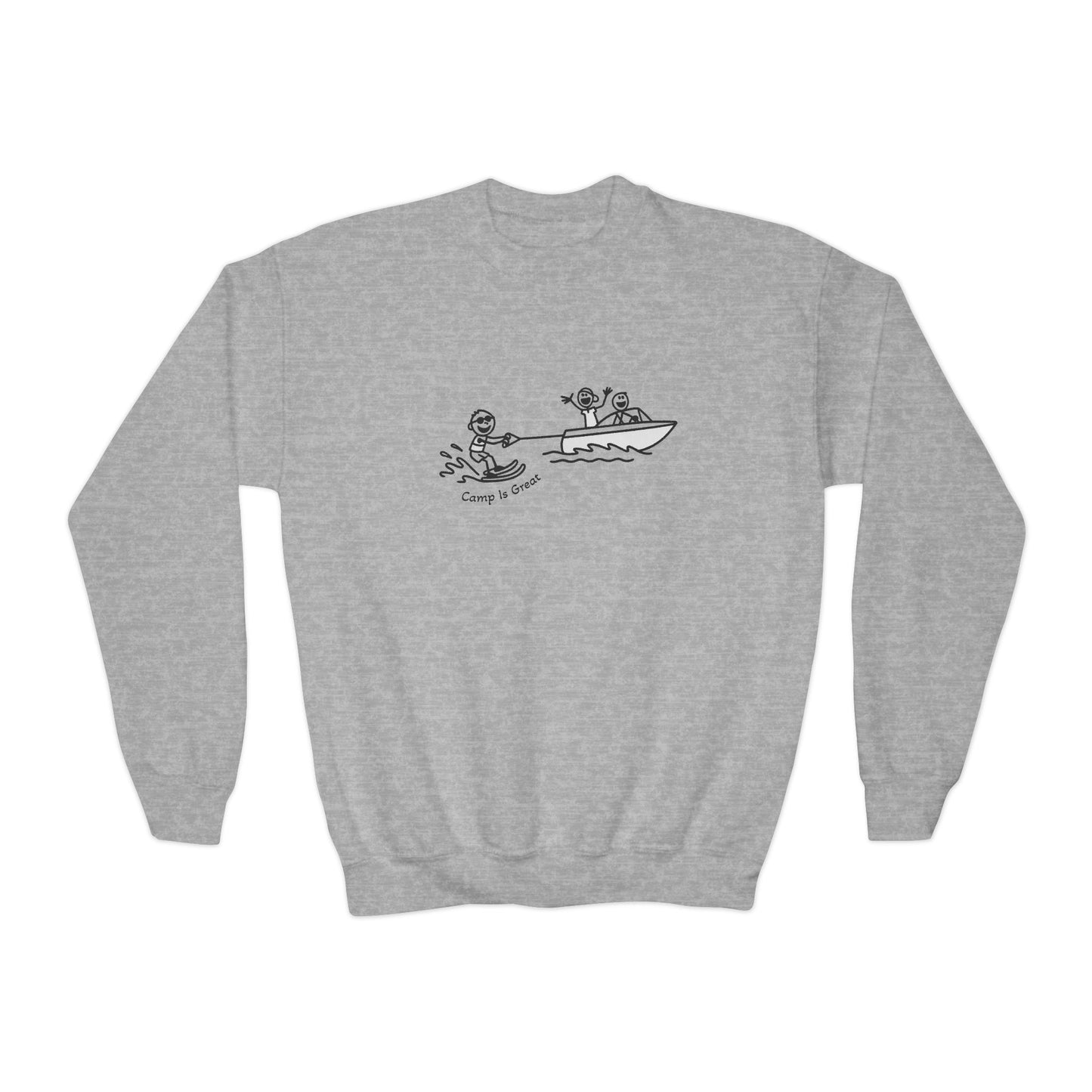 Youth Crewneck Sweatshirt Waterski