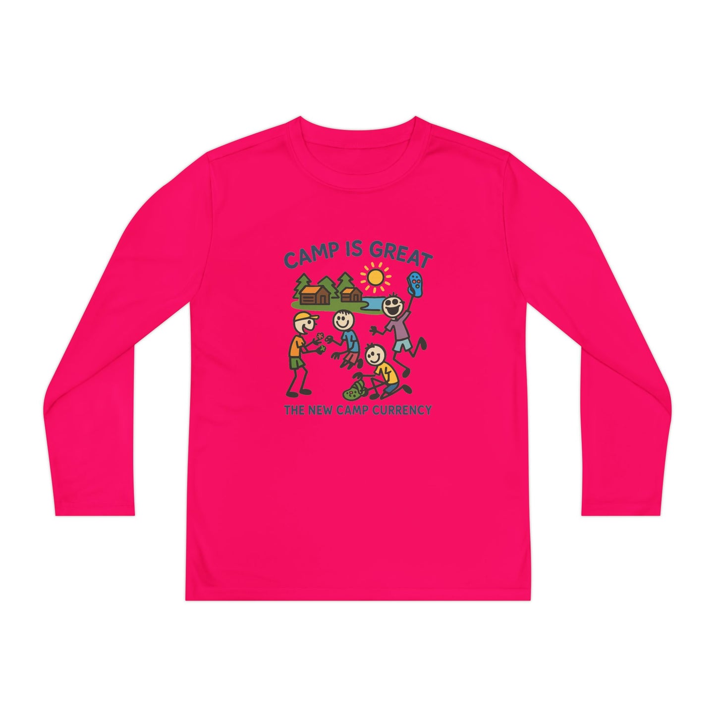 Youth Long Sleeve Competitor Tee Shoe Charms