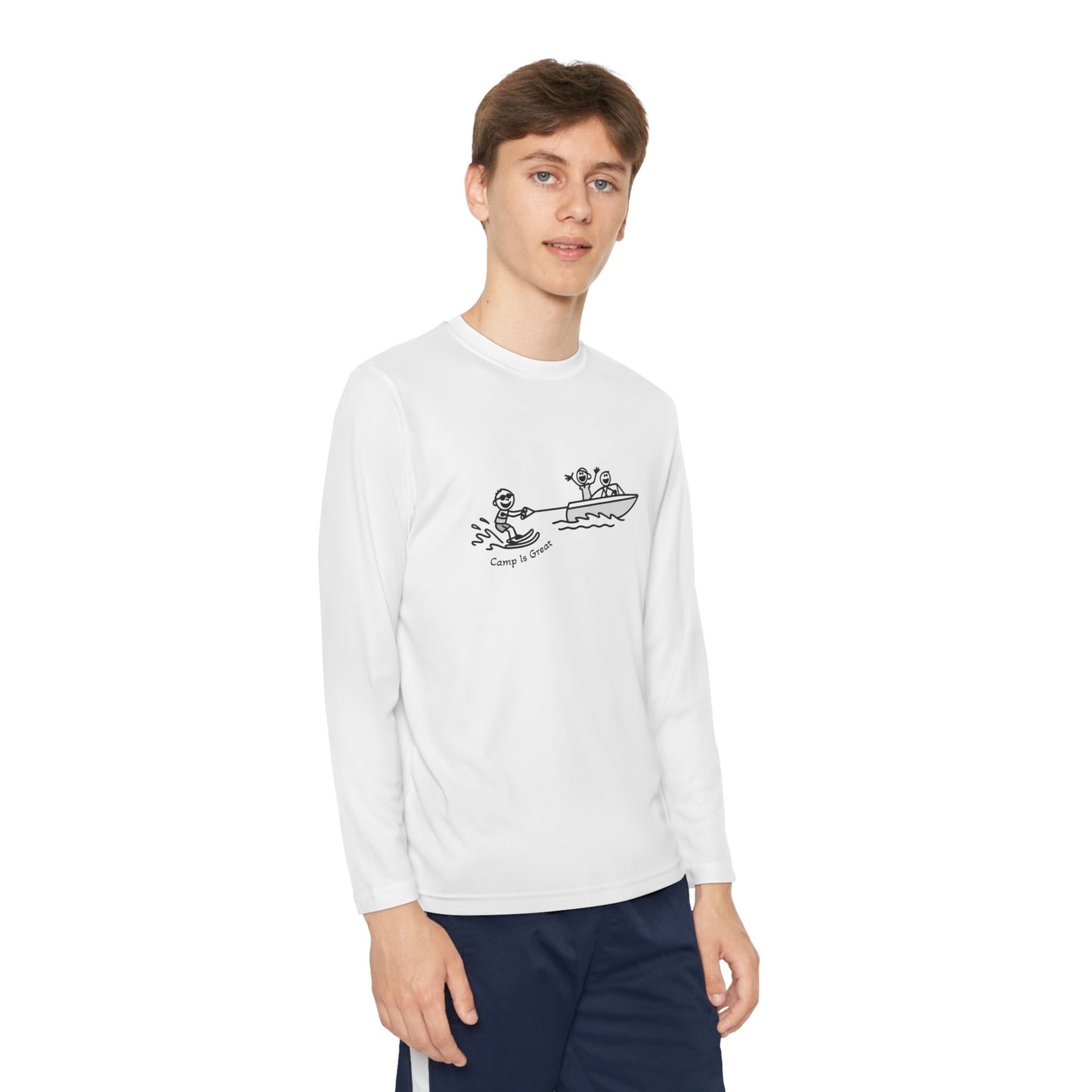 Youth Long Sleeve Competitor Tee Waterski