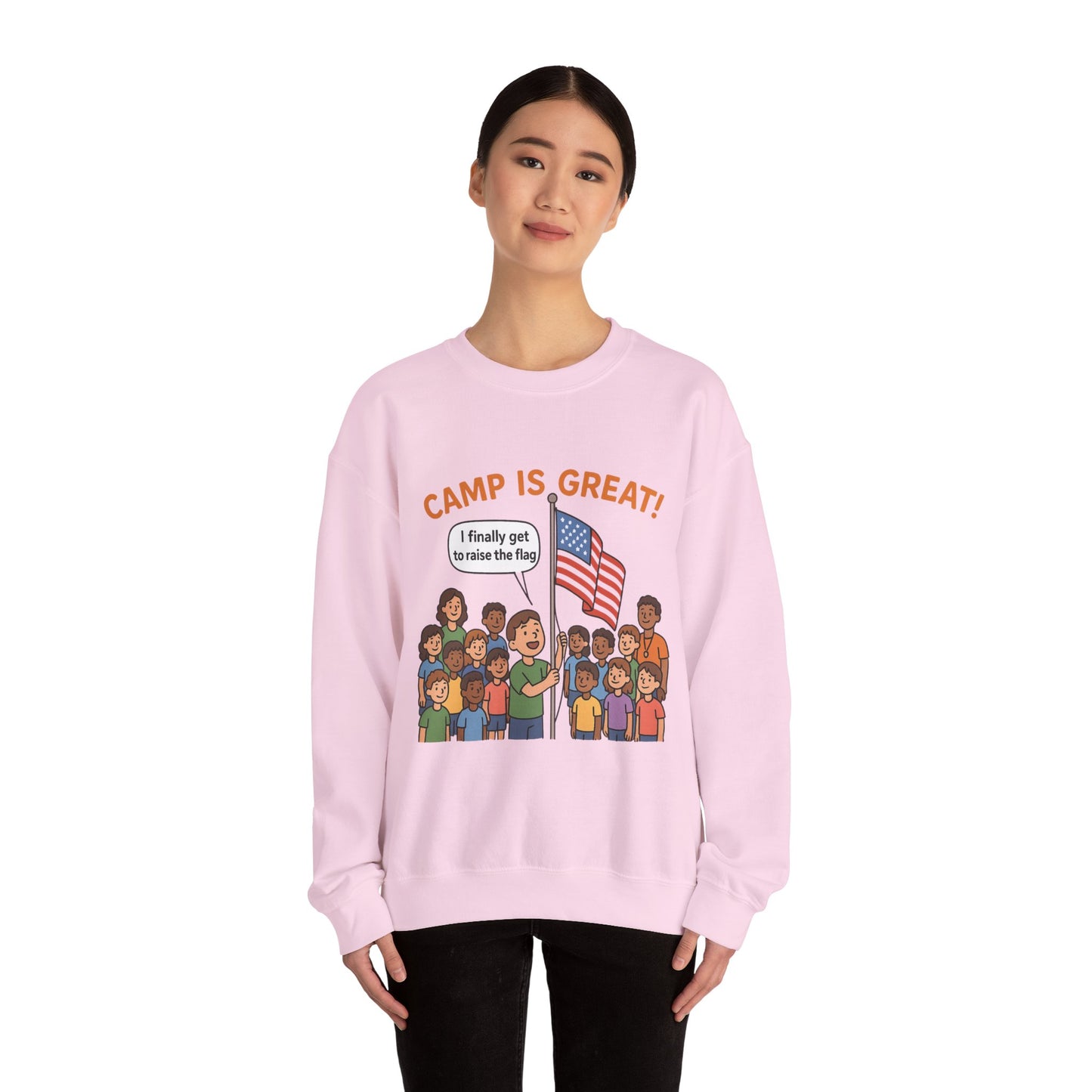 Unisex Heavy Blend™ Crewneck Sweatshirt Flag