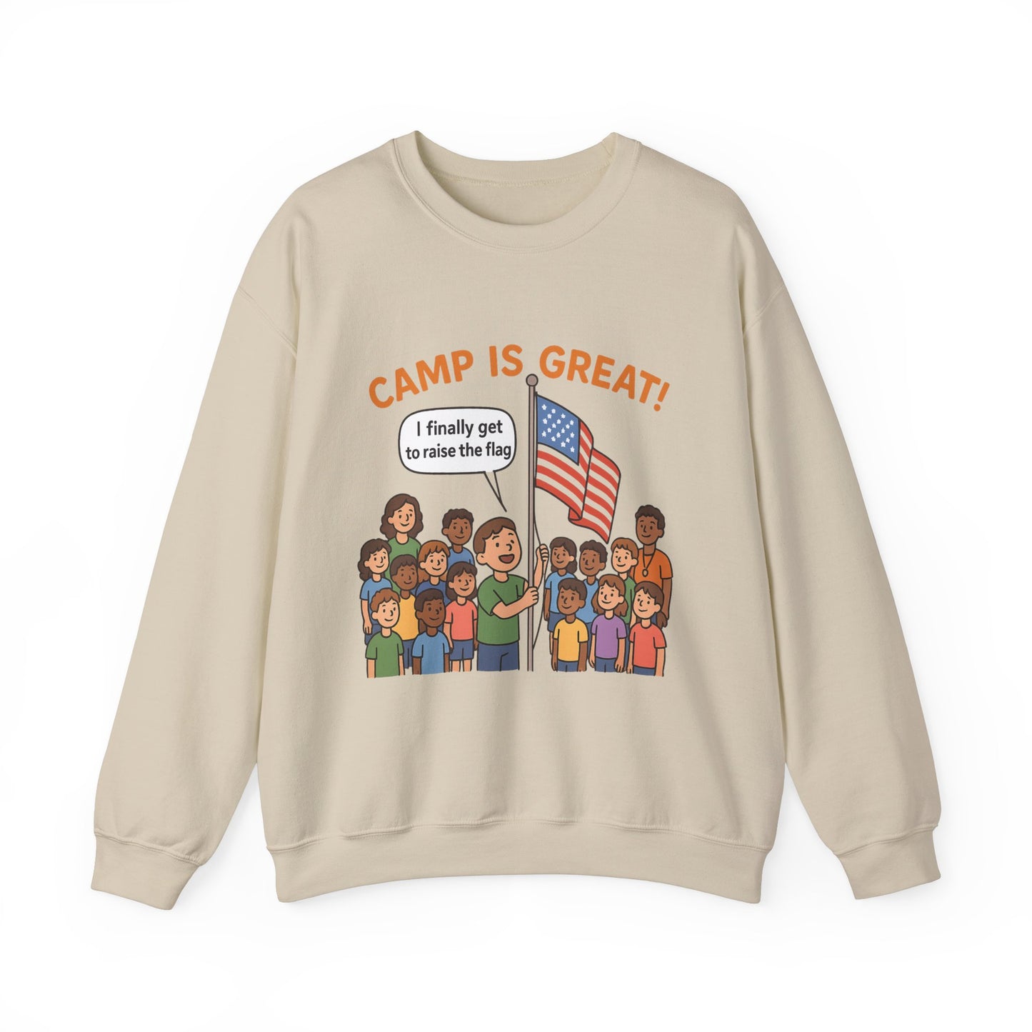Unisex Heavy Blend™ Crewneck Sweatshirt Flag