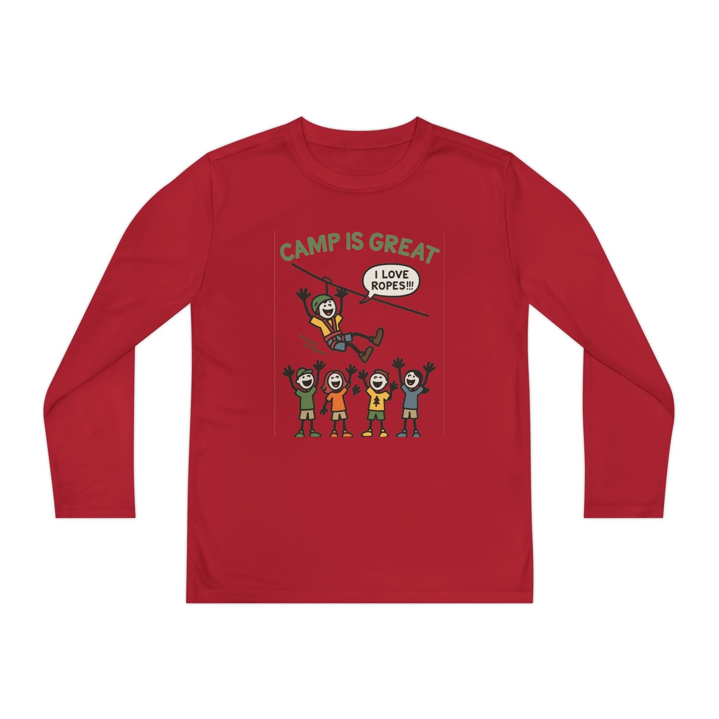 Youth Long Sleeve Competitor Tee Ropes