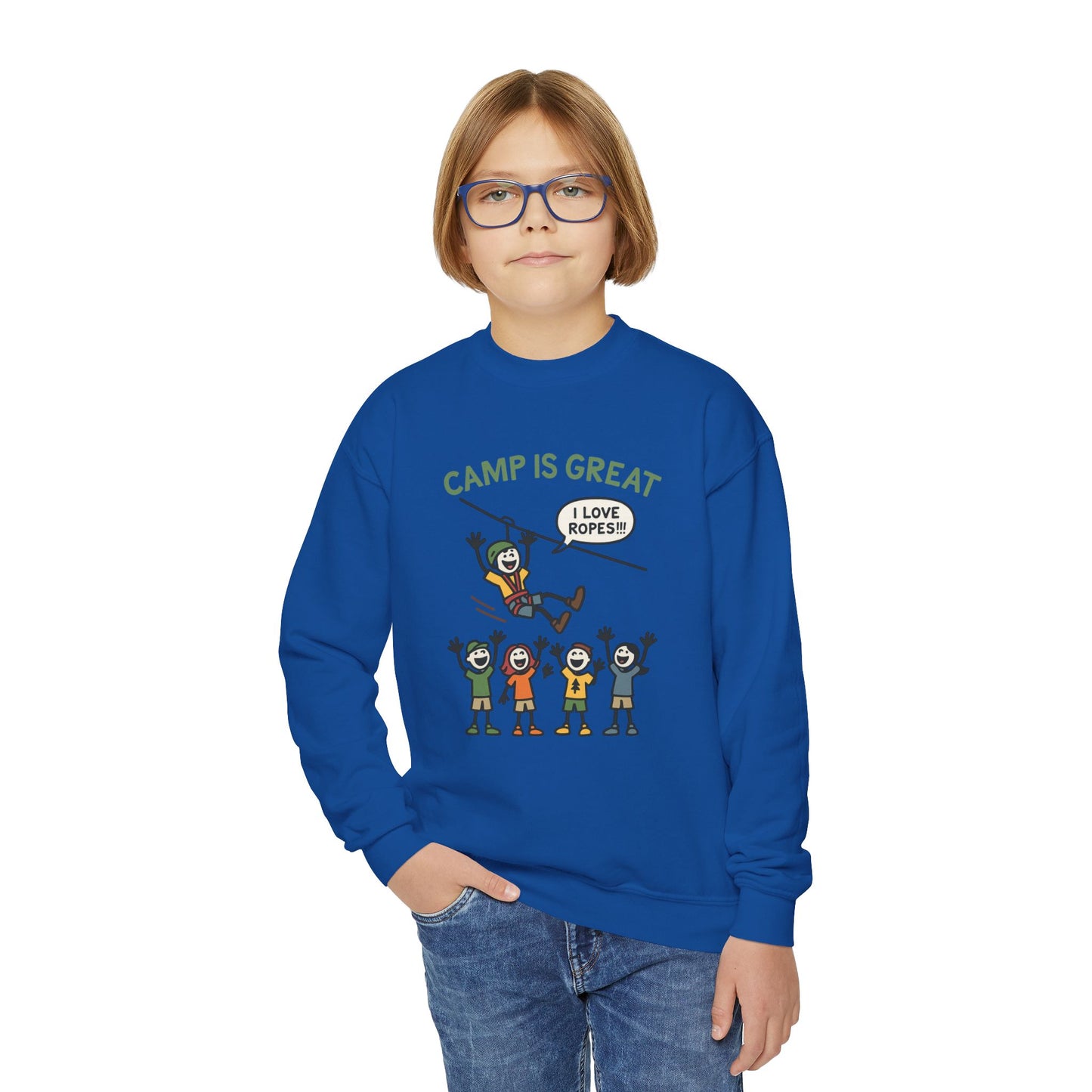 Youth Crewneck Sweatshirt Ropes